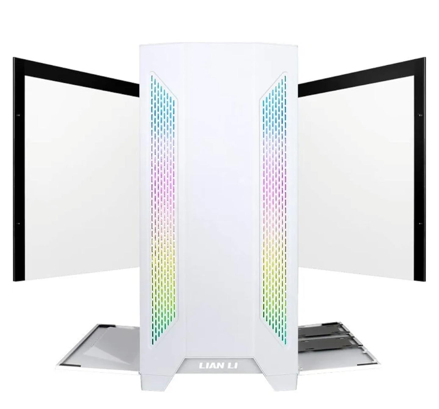 LIAN LI LANCOOL 2 WHITE Tempered Glass ATX Case -White Color -LANCOOL II -W