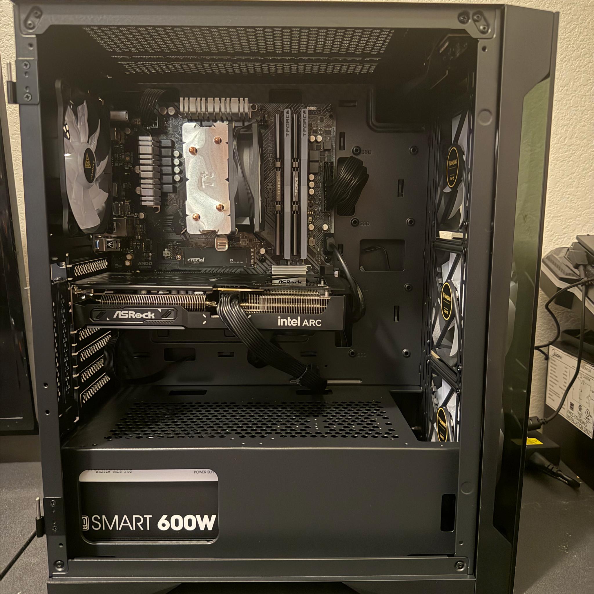 Gaming PC: Ryzen 7 5800X | Intel Arc B580 12GB | 32GB RAM | 1.25TB SSD | Wi-Fi