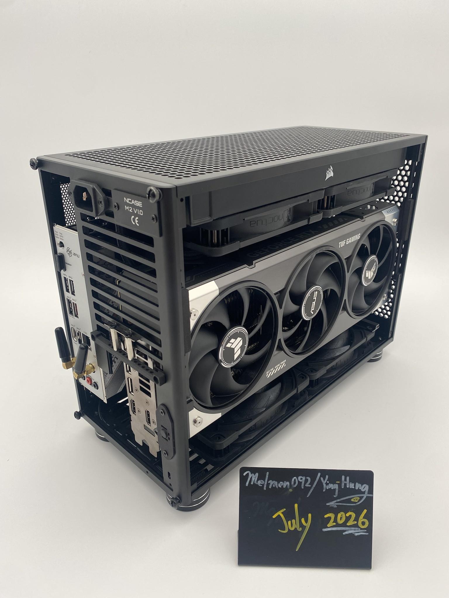 "Project Obsidian Nano" | 9800X3D | 5080 TUF | 64GB DDR5 | 2TB Nvme |