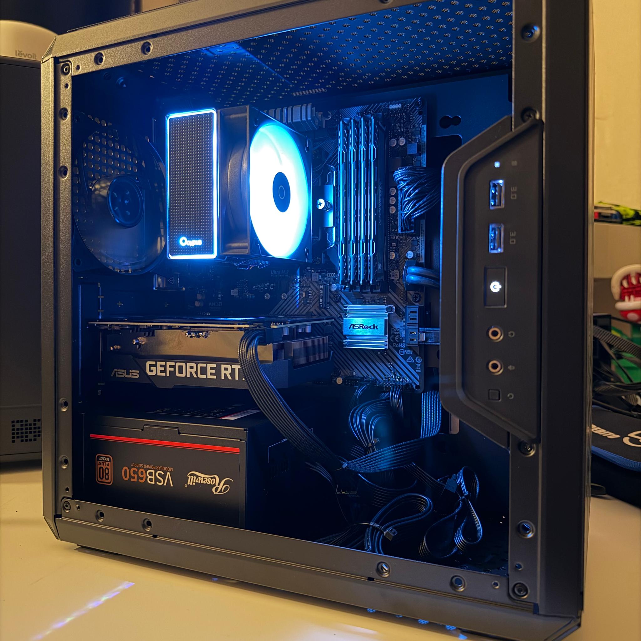 ULTRA BUDGET RYZEN 7 3700X + RTX 3050 GAMING PC! w/ 240GB SATA SSD + 16GB DDR4!