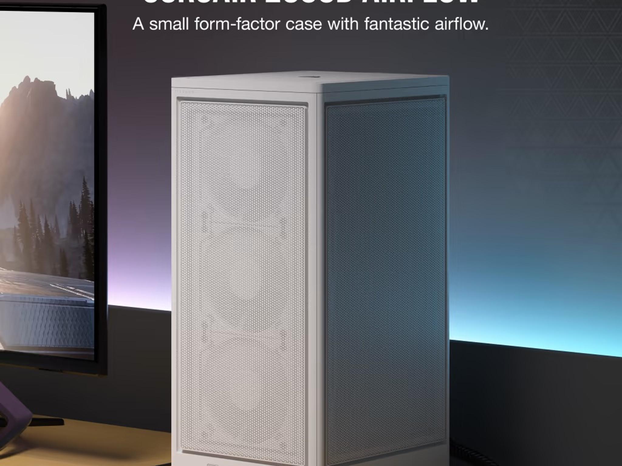 2000D AIRFLOW Mini-ITX PC Case - White