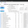 Samsung 256GB SSD SATA 2.5" Internal Hard Drive Lot of 2