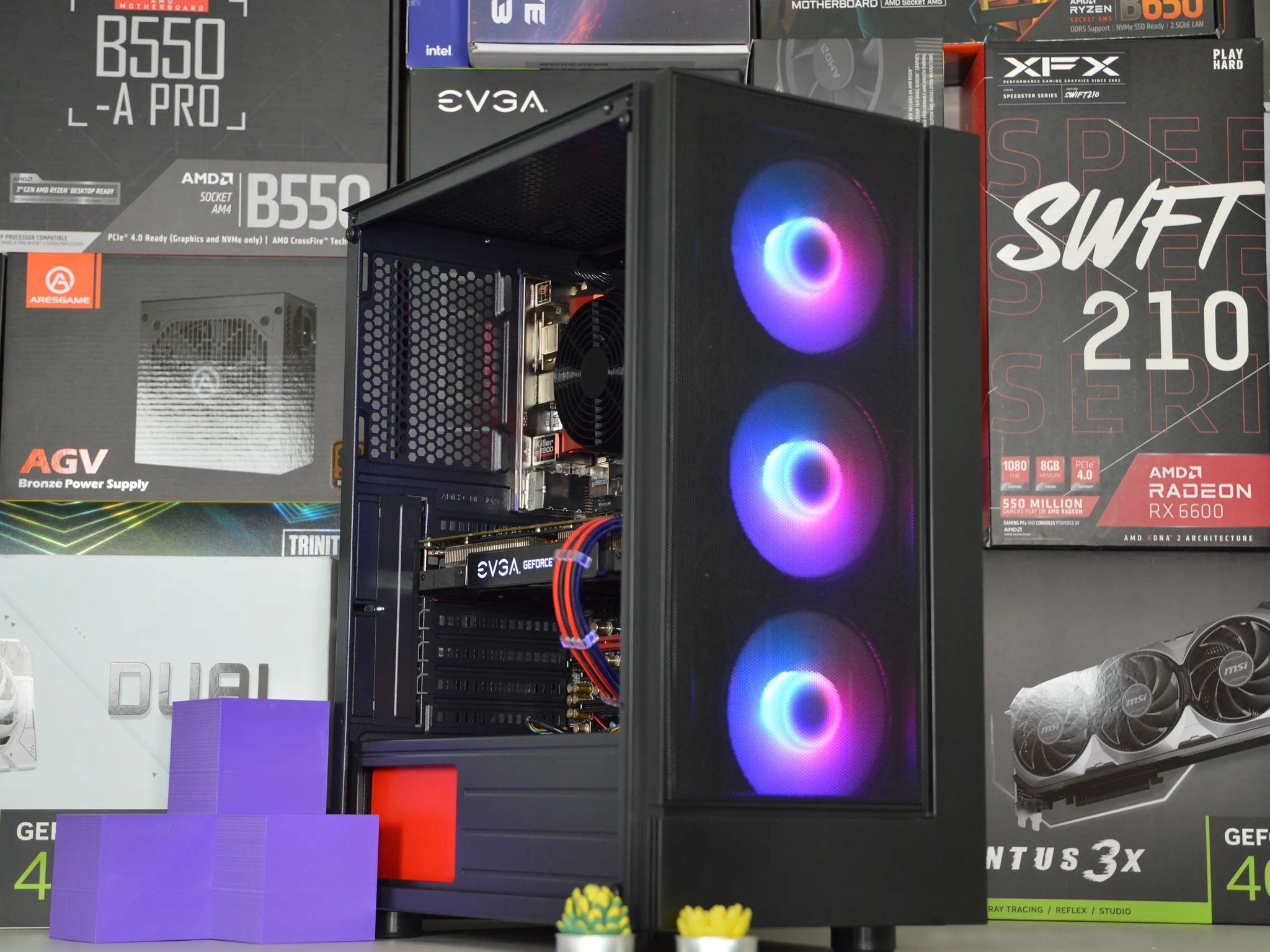 🥊🥊| GTX 1060 3GB | INTEL i5-4690K | 16GB RAM | 512GB NVME SSD | Crimson Punisher |