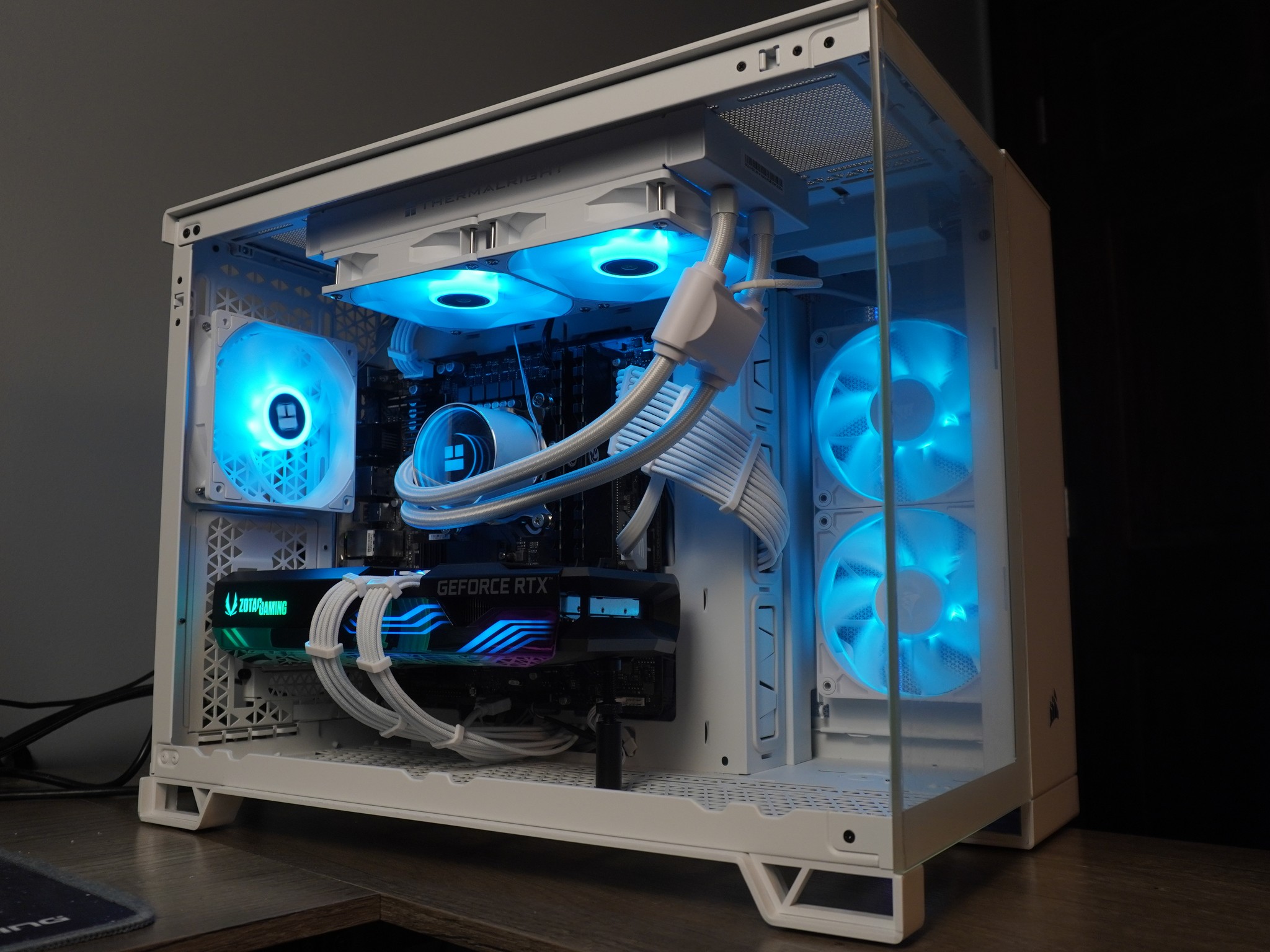 🤍AESTHETIC🤍 1440/1080p GAMING MACHINE 💚RTX 3070 💙 i5 12400f | 32GB | 1TB | WIFI