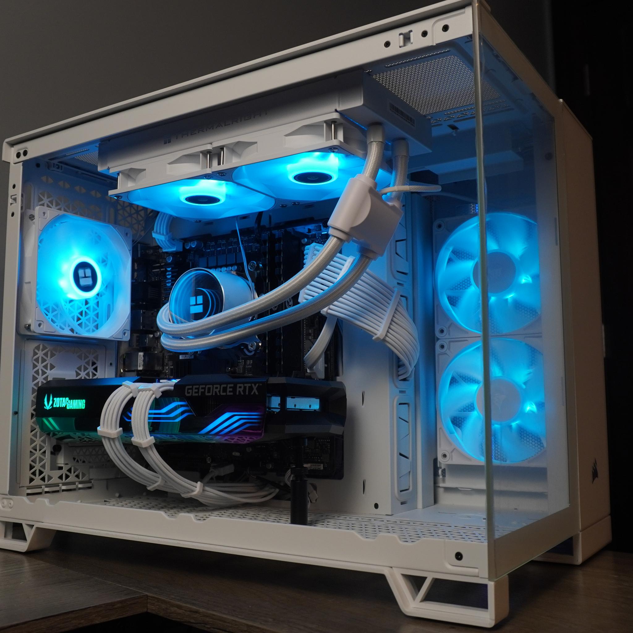 🤍AESTHETIC🤍 1440/1080p GAMING MACHINE 💚RTX 3070 💙 i5 12400f | 32GB | 1TB | WIFI