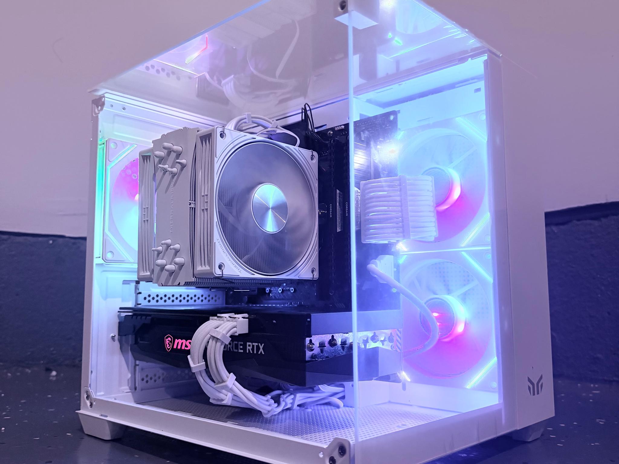 🌈"Glacial Frost"❄️ | 1440p Gaming | RTX 3060 Ti | Ryzen 7 3800X | 32GB Ram | 1TB SSD | Free Ship