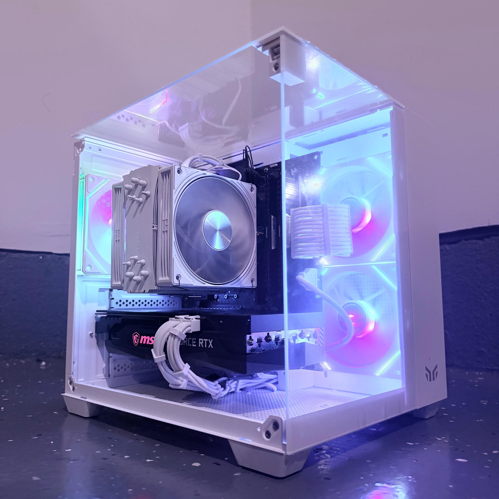 🌈"Glacial Frost"❄️ | 1440p Gaming | RTX 3060 Ti | iRyzen 7 3800X | 32GB Ram | 1TB SSD | Free Ship