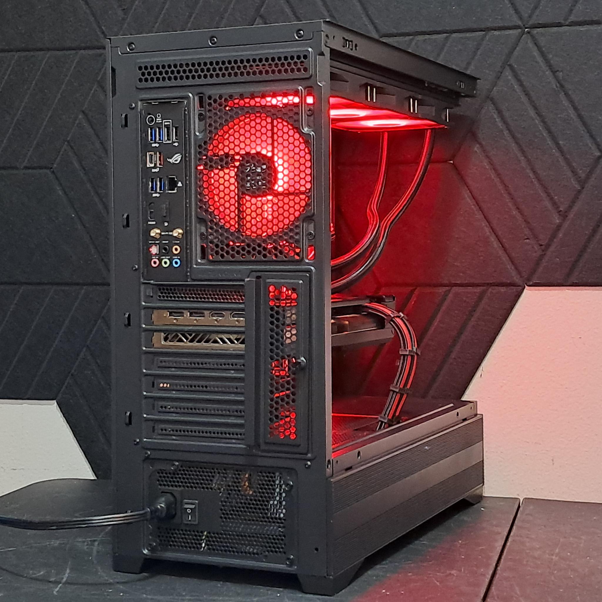 🔴Red Rage ROG🔴Ryzen 7 5800XT | RX 7700 XT | 16GB DDR4 | 1TB SSD | WiFi!