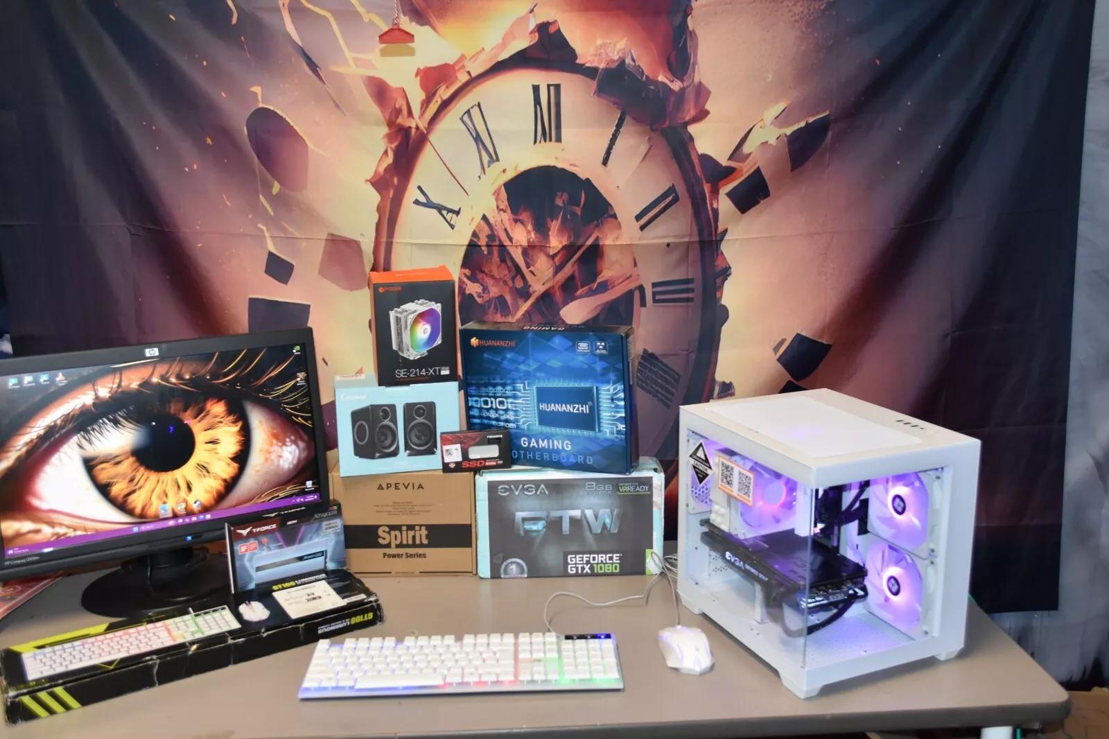 Gaming PC Intel I 5 9400F RGB  16 GBS of Ram GPU Evga G Force FTW 1080 8 GB NVME 1TB 600 Watt PSU