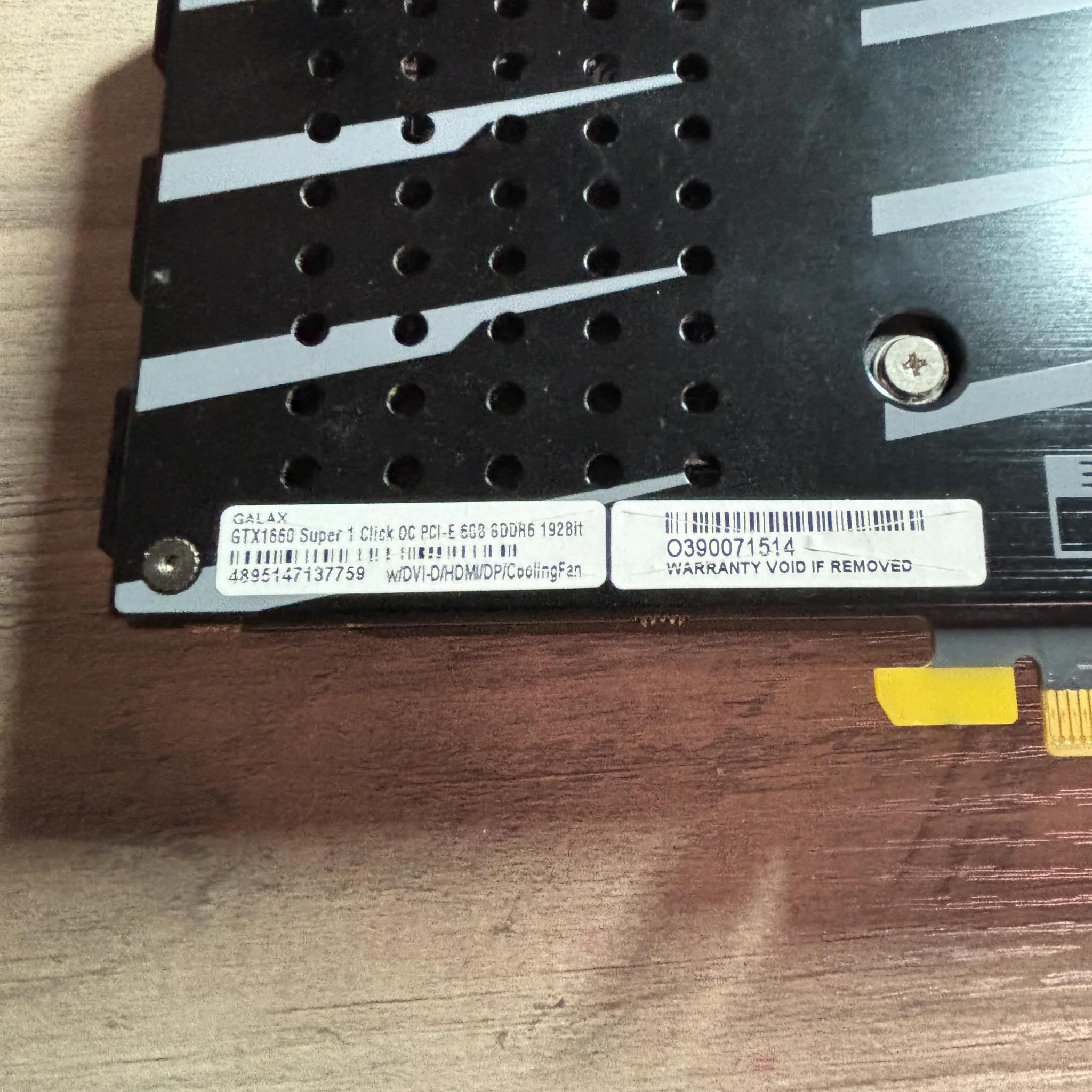 GALAX GTX 1660 SUPER