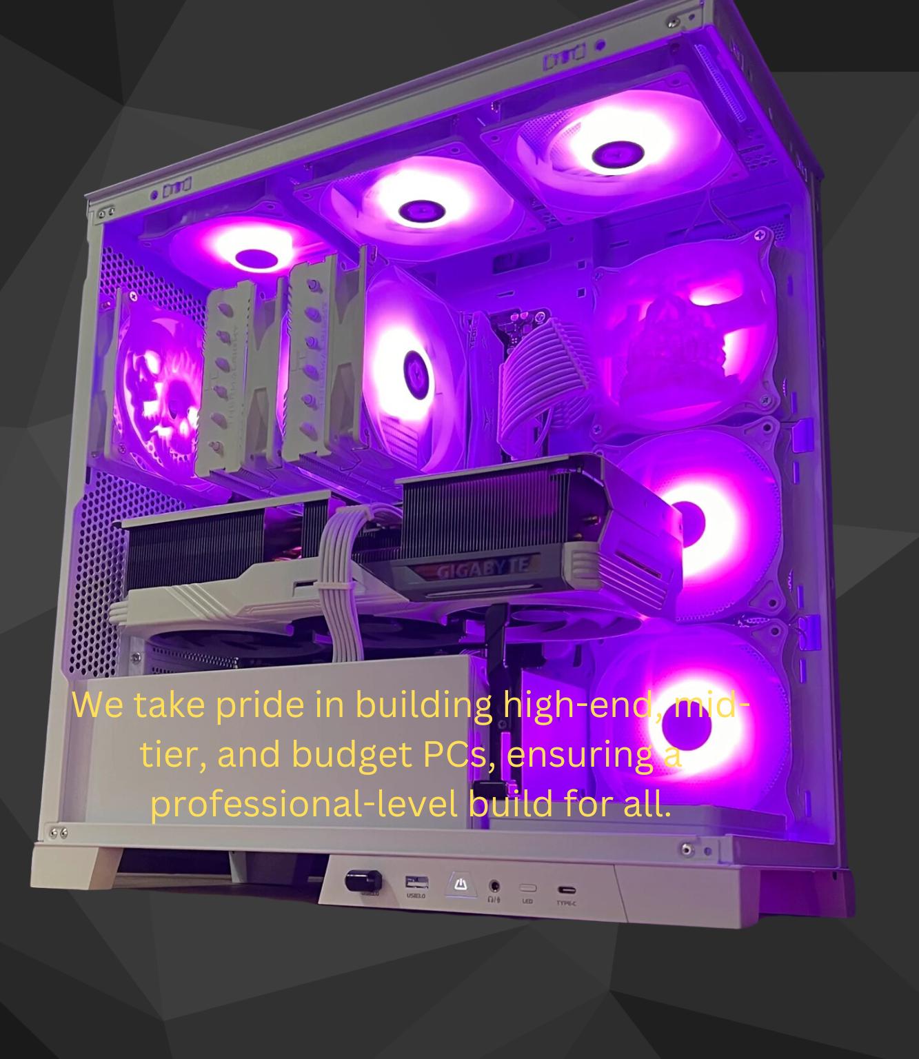 white and black 7800x3d 4080super 32g ddr5 6000mhz please read description