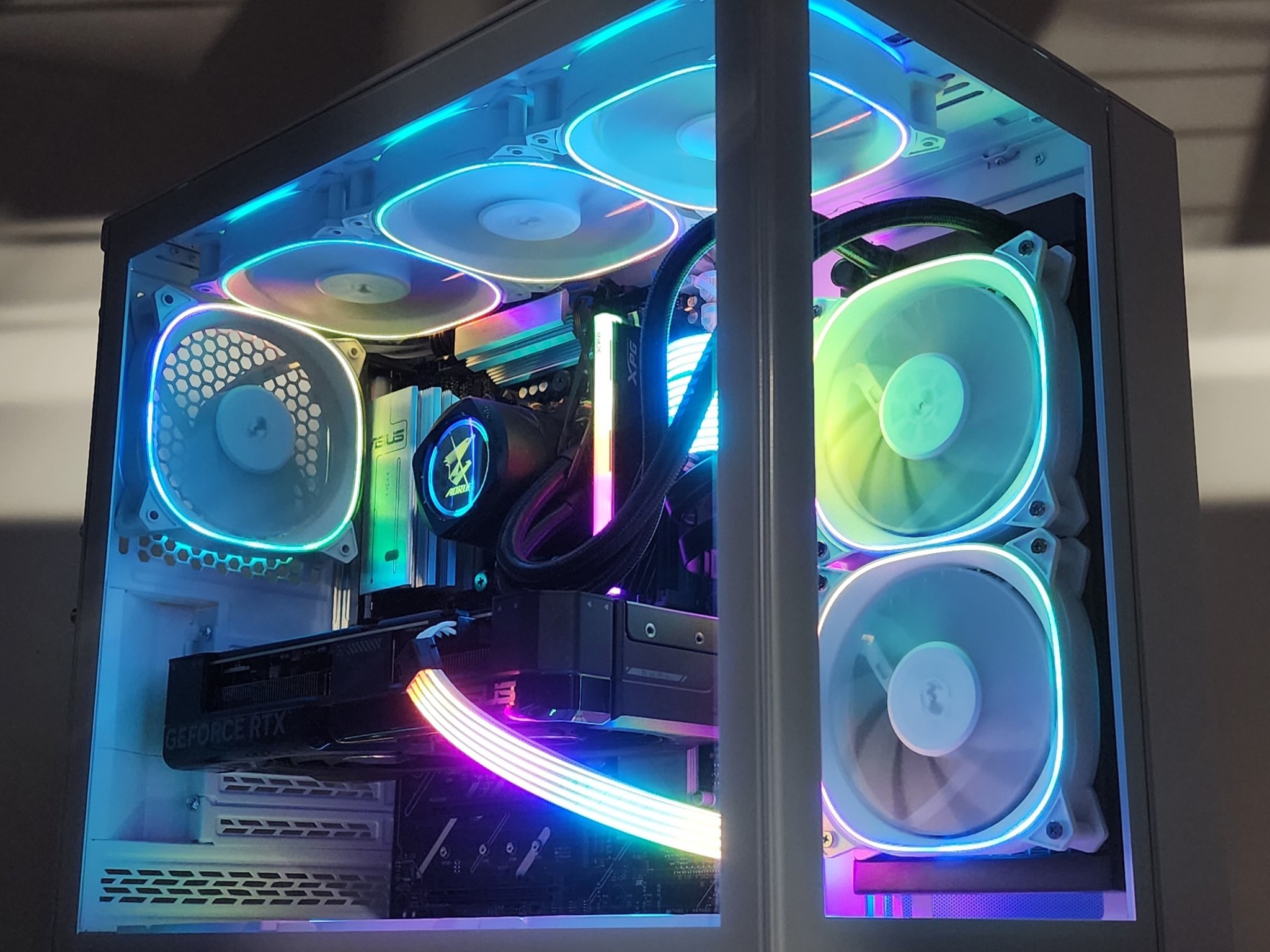 Gaming PC Ryzen 7 7700 16GB RAM 1TB SSD RTX 4070 12GB Windows 11 Computer
