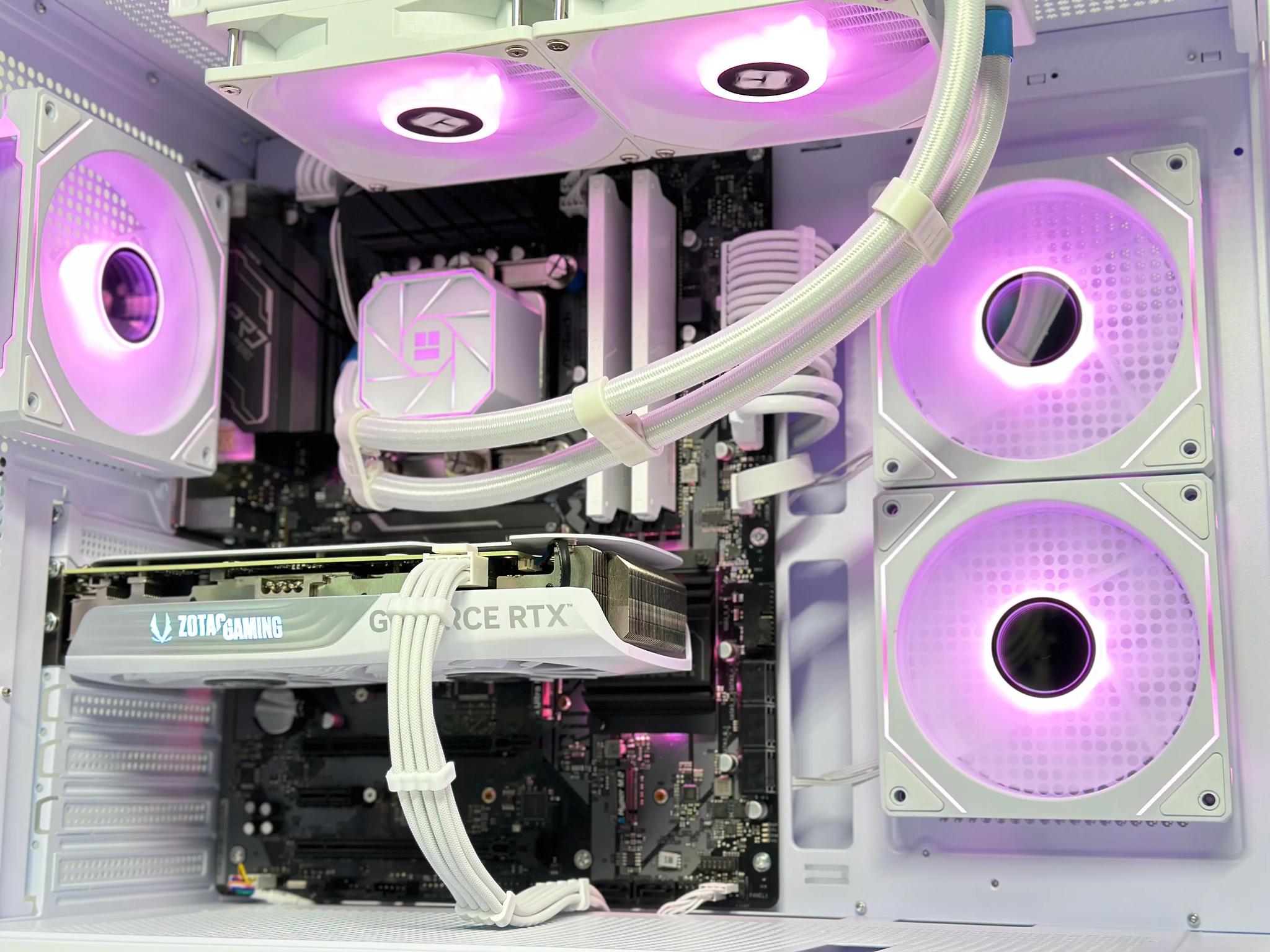 🐇🐰Liquid Cooled Gaming PC🐇Nvidia RTX 4070 12GB🐇Intel  12600KF 10 core🐇32GB DDR4🐇1TB NVME SSD