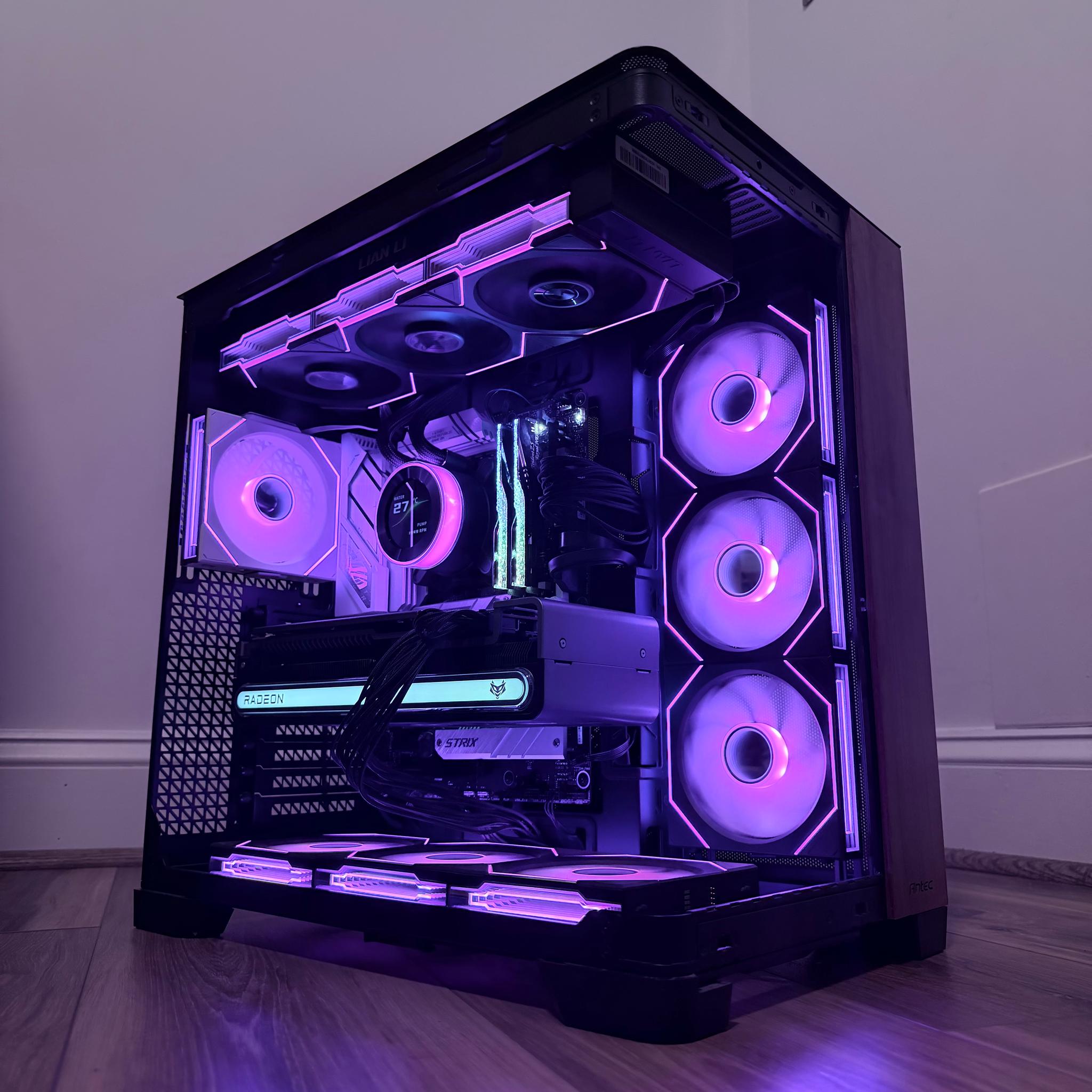 🟣"VoidWalker "🟣| 4k Gaming | Ryzen 7 9800X3D | RX 7900 XT 20GB | 32B DDR5 Ram | 2TB Storage