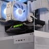 WHITE GAMING PC, RYZEN 5 2600x, GTX 1070, WIFI