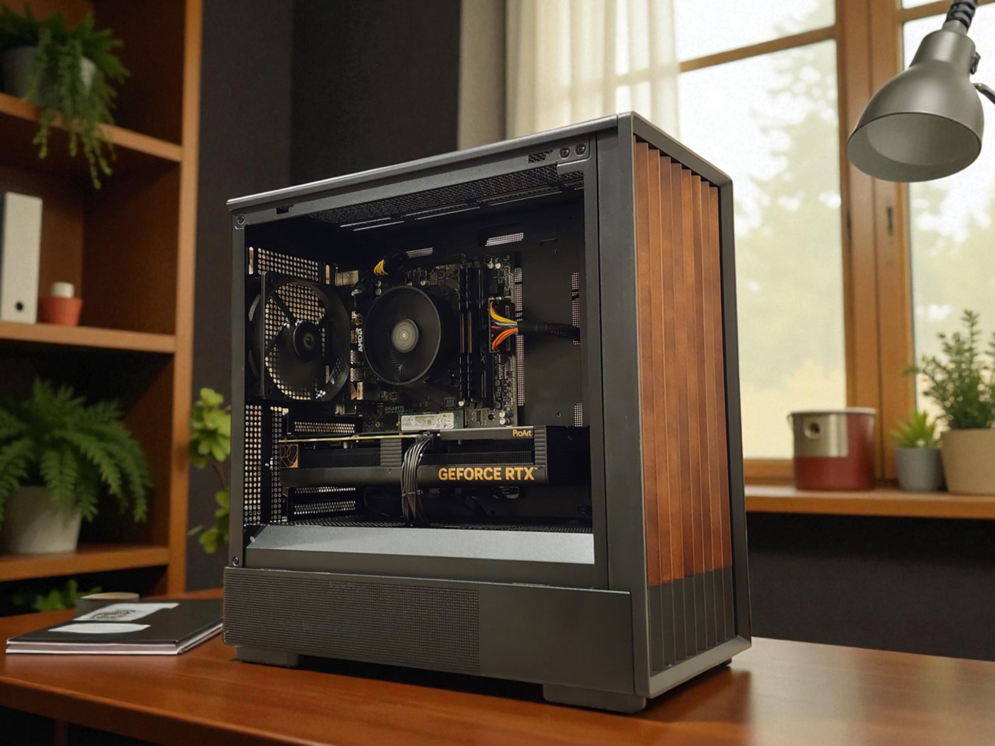 🌲 Gaming PC | GeForce RTX 4060 | Ryzen 5 5500 | 32GB RAM | 1TB NVME M.2 SSD | WIFI | Win 11 Pro