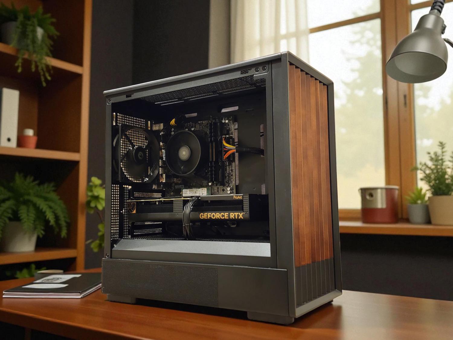 🌲 Gaming PC | GeForce RTX 4060 | Ryzen 5 5500 | 32GB RAM | 1TB NVME M.2 SSD | WIFI | Win 11 Pro