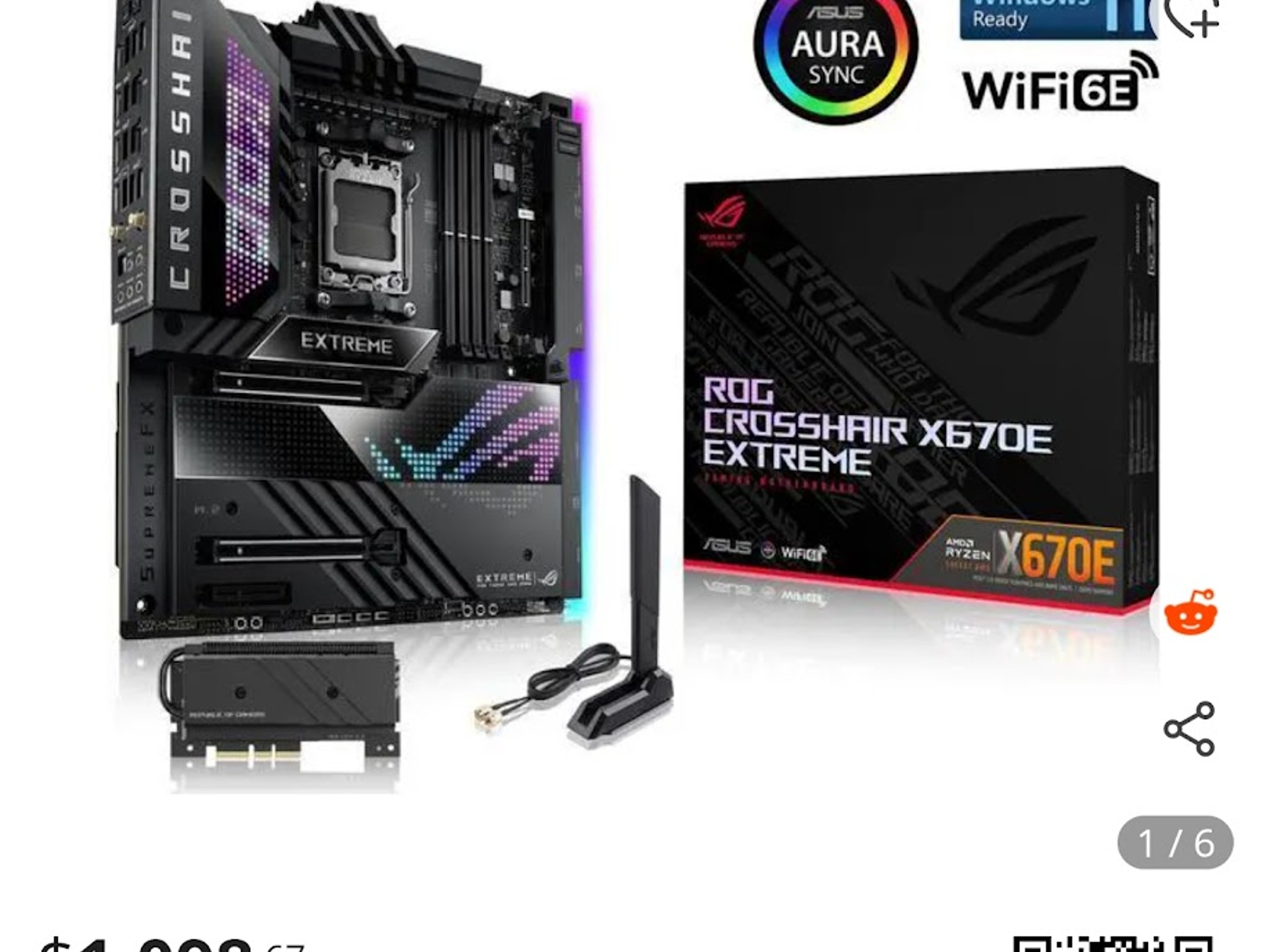 Asus ROG Crosshair X670E Extreme