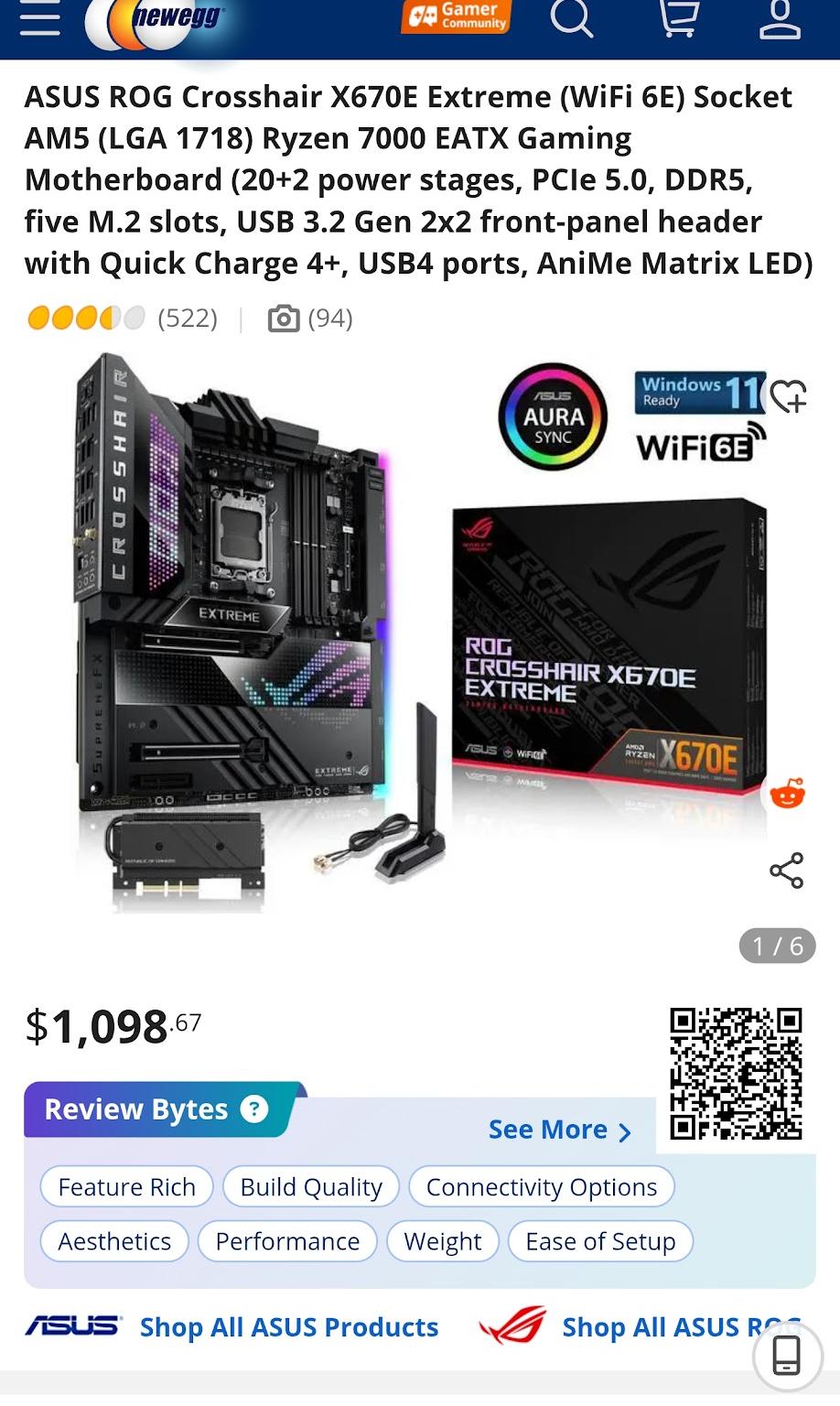 Asus ROG Crosshair X670E Extreme