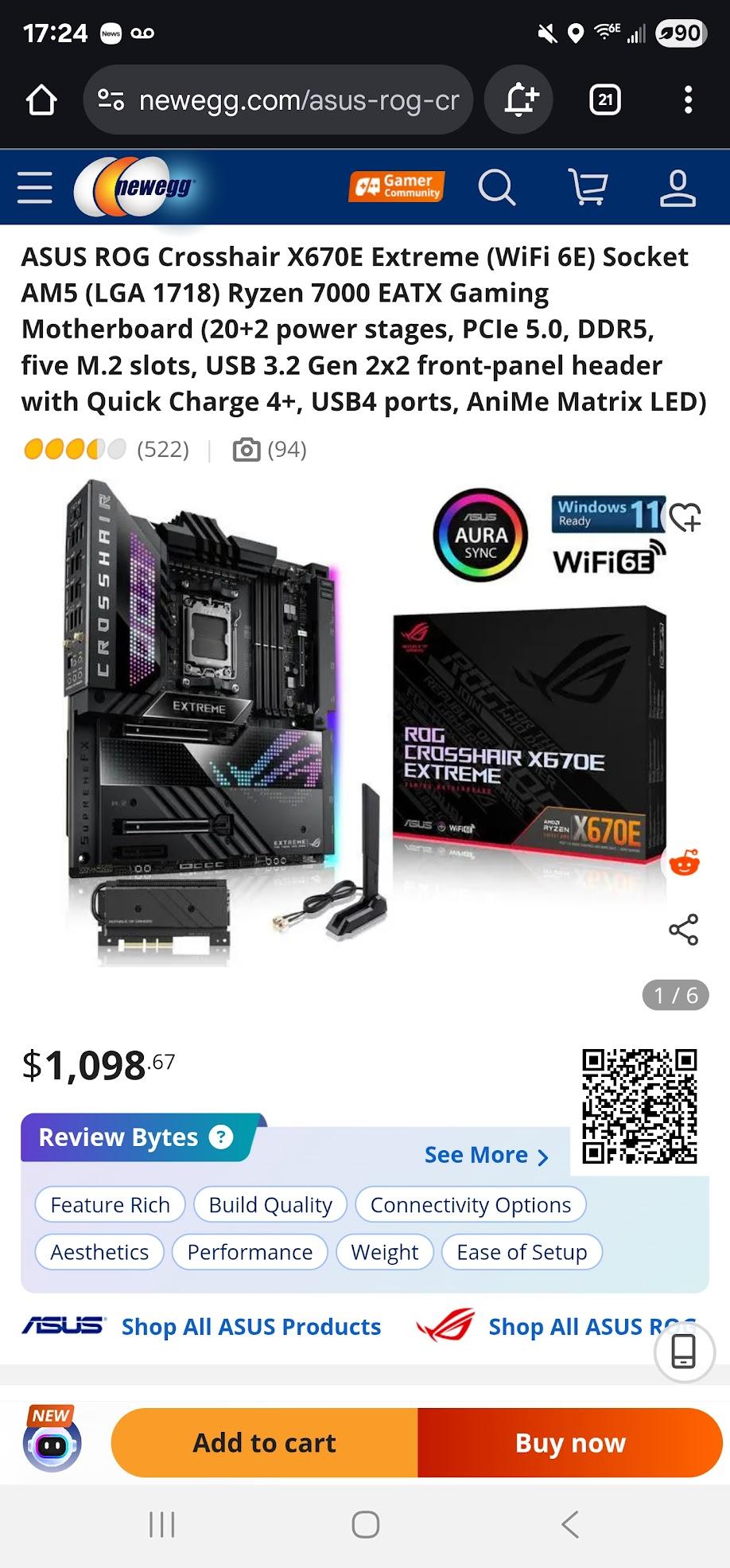 Asus ROG Crosshair X670E Extreme