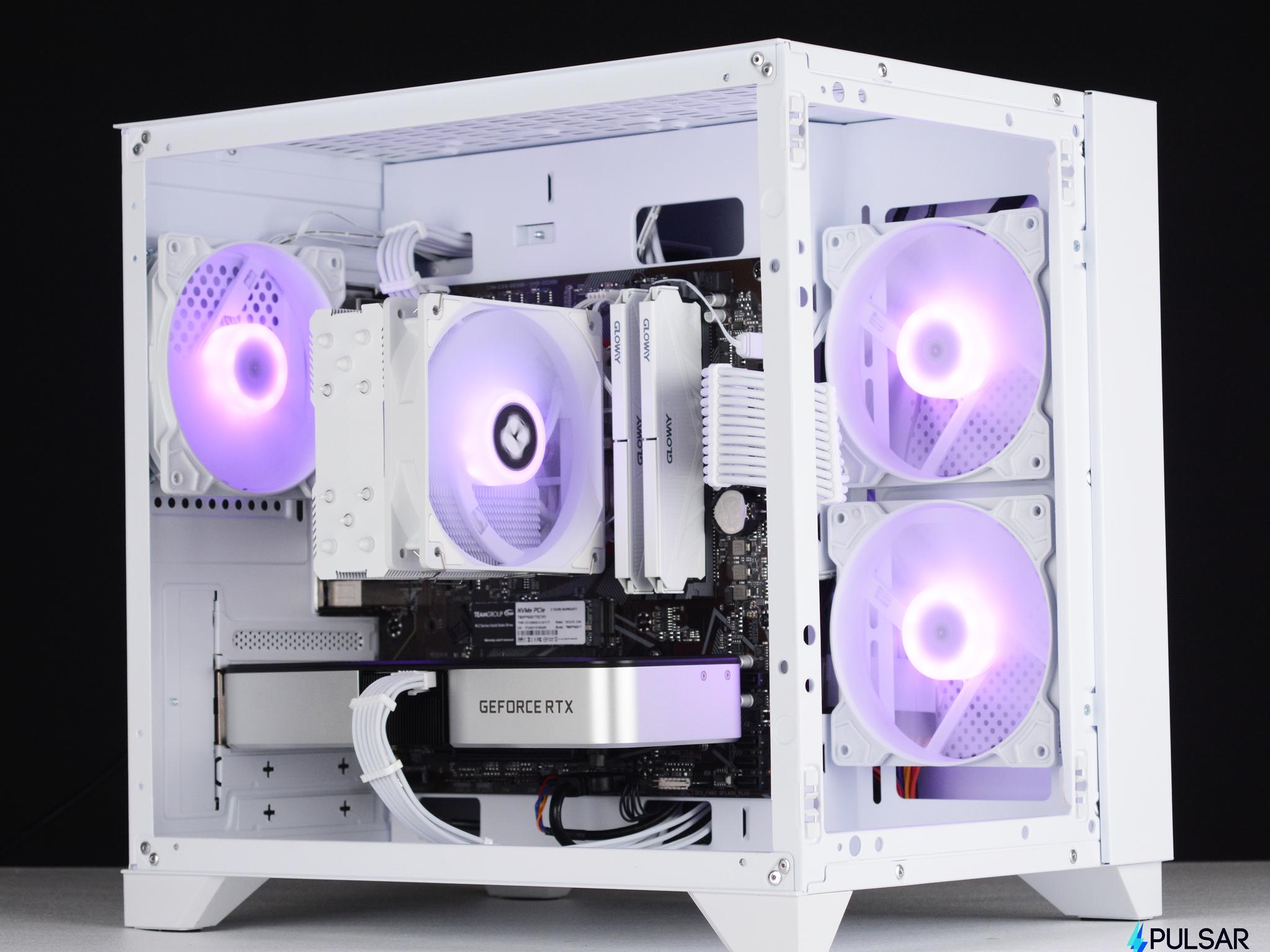 ⚪🟣 BLOOM: 1080p Streaming & Gaming PC | RTX 3060 Ti, Ryzen 5, 32GB DDR4, 1TB SSD