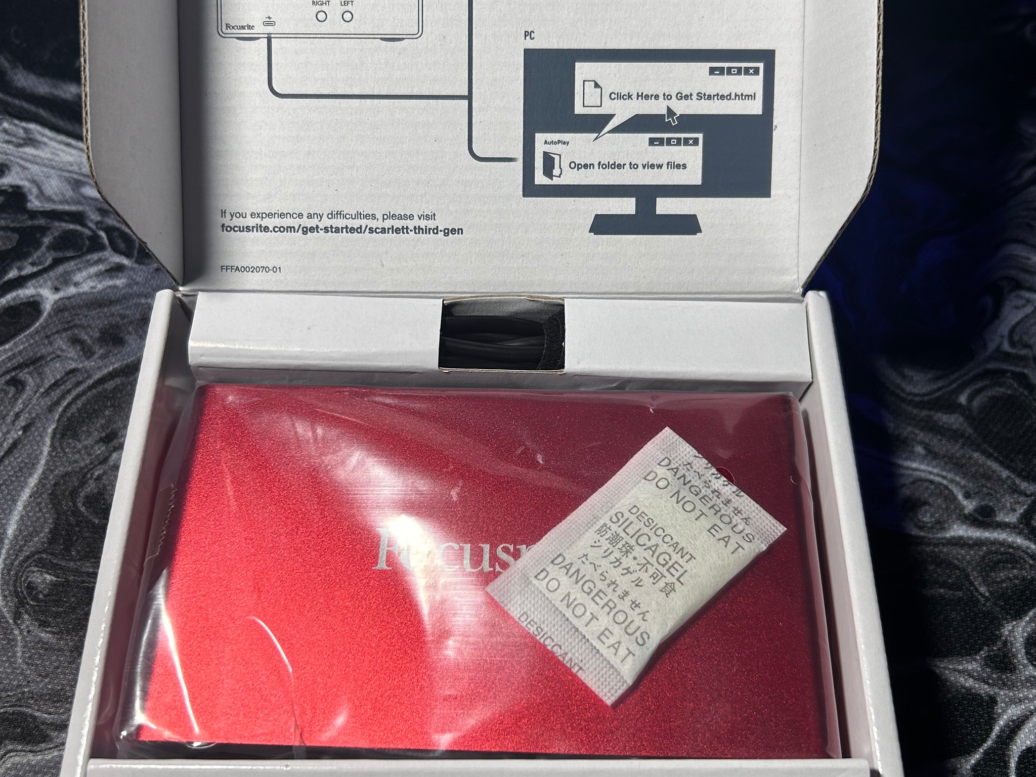 Focusrite Scarlett Solo 3rd Gen Usb-C Audio Interface w/ Mount - OPEN BOX ($115 VALUE)