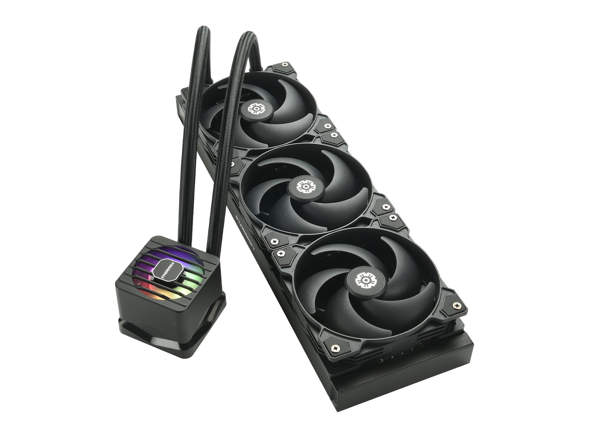 ENERMAX LIQMAXFLO SR 360 ARGB AIO CPU Liquid Cooler - 60mm VRM Fan up to 3000 RPM - 370W TDP