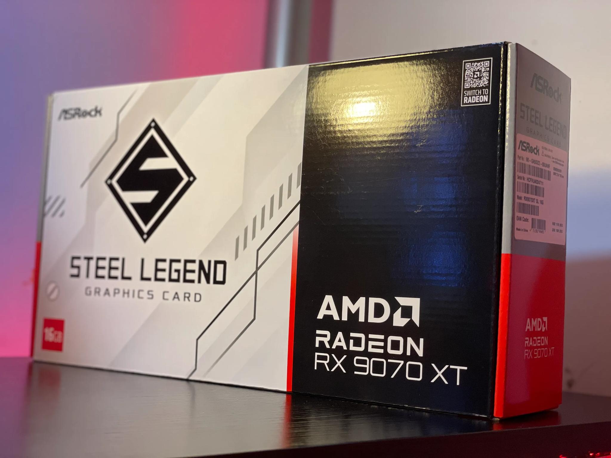 Brand New! AMD RX 9070 XT 16GB ASRock STEEL LEGEND
