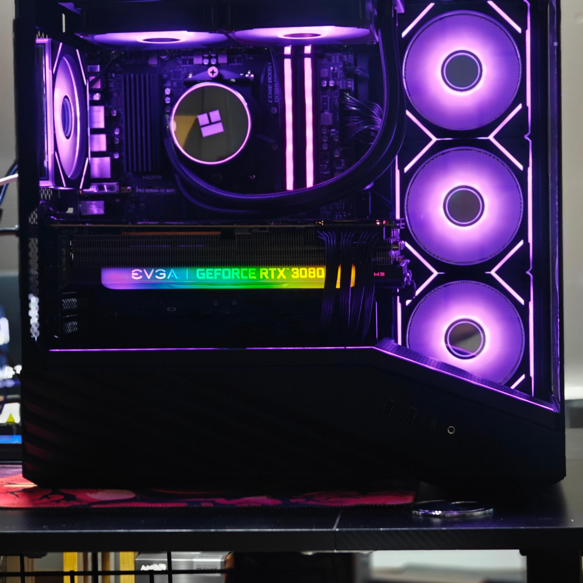 Gaming PC|AMD Ryzen 5 5500X3D|Nvidia GeForce RTX 3080|32GB DDR4 3200 RGB|1 TB SSD|Windows 11 Home