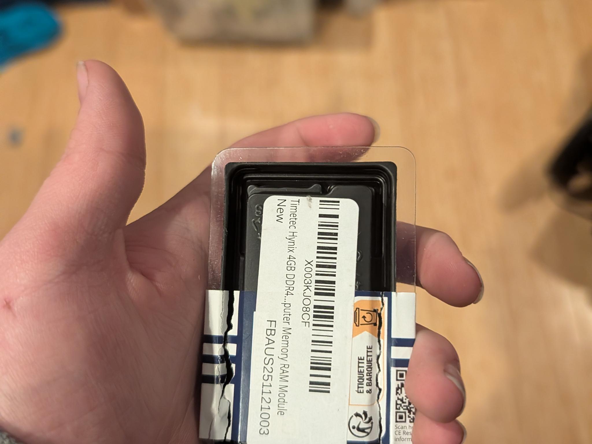 4GB 3200 MHz CL16 DDR4 sodimm