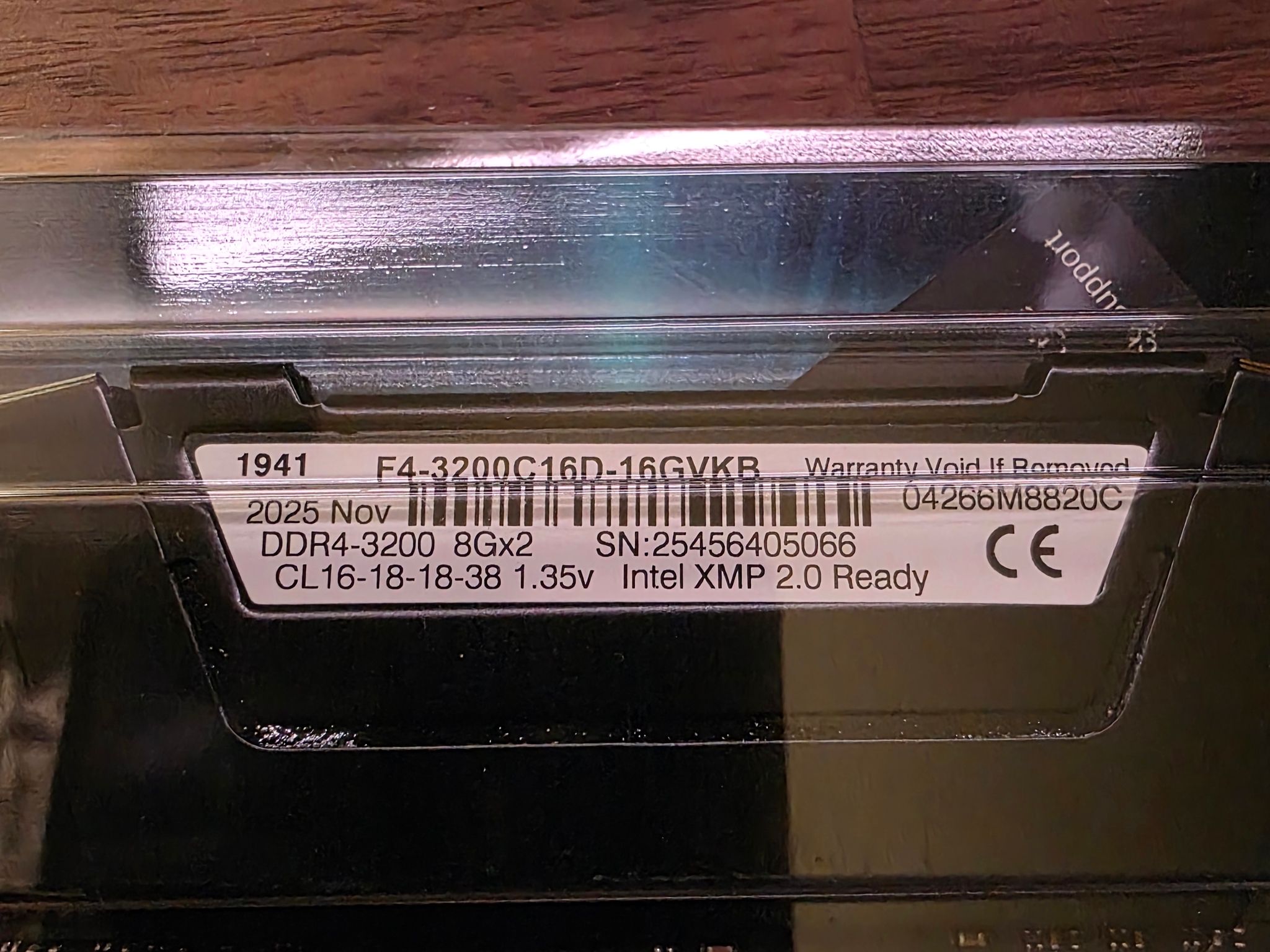 G. SKILL 16 GB DDR4 RAM