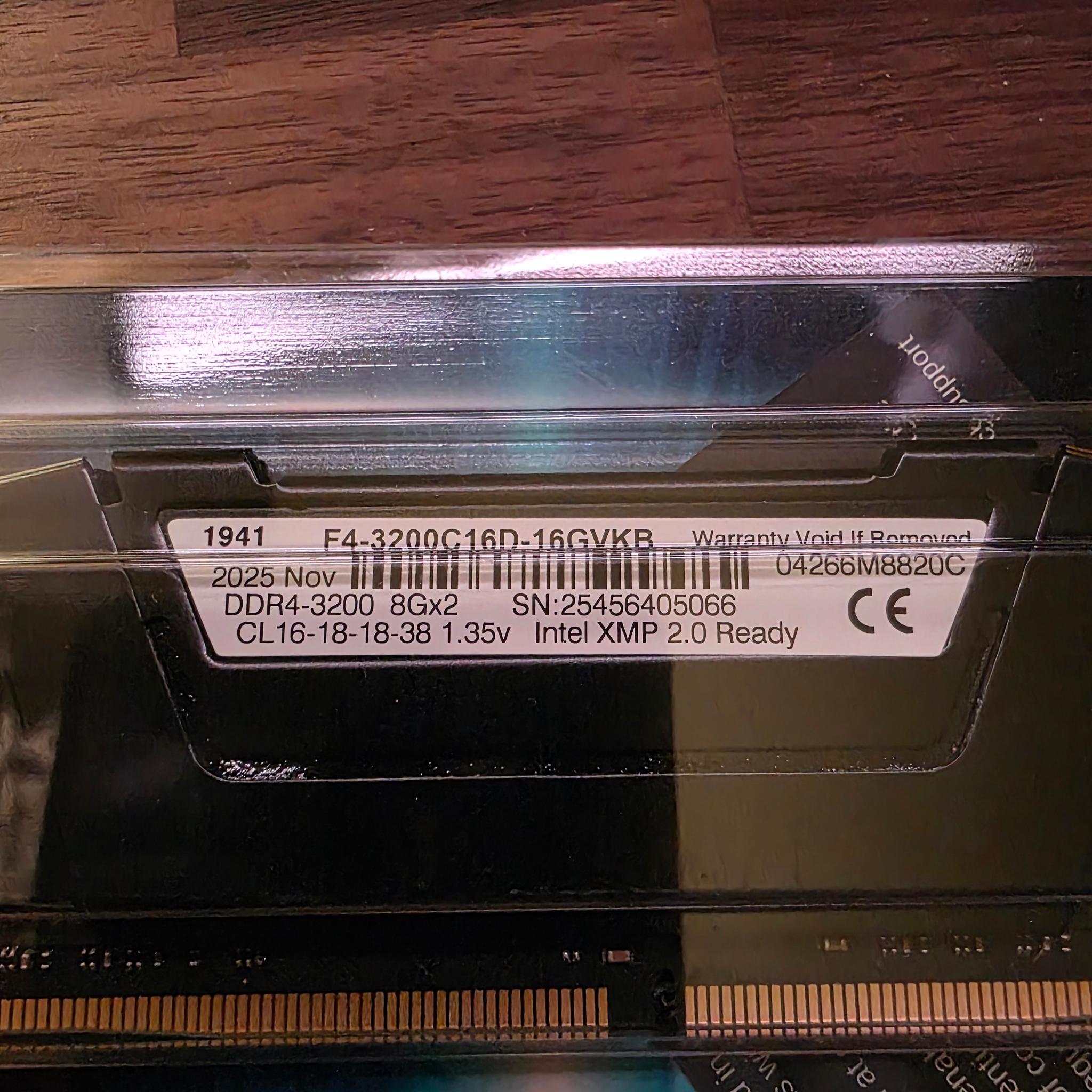 G. SKILL 16 GB DDR4 RAM
