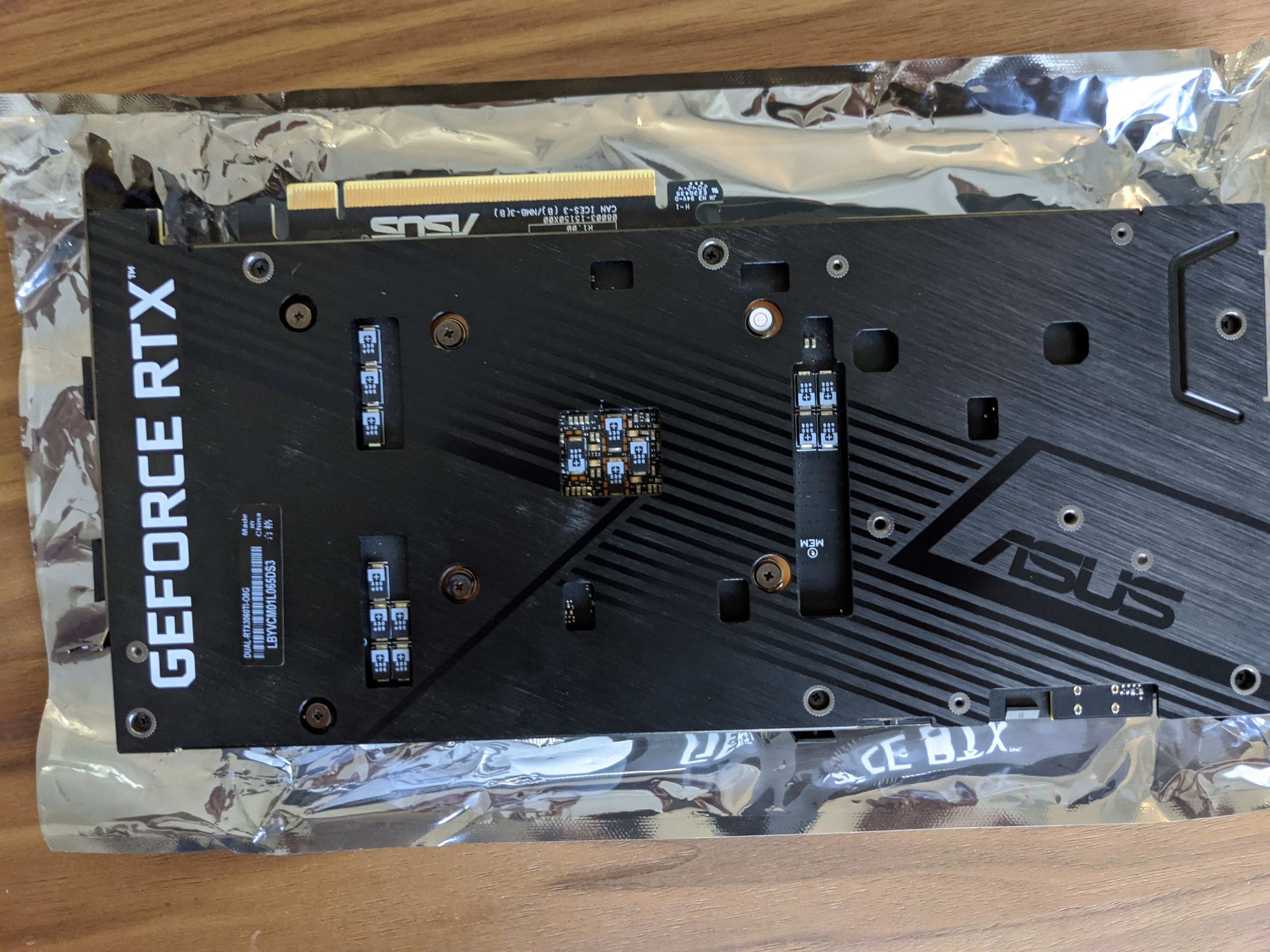 ASUS RTX 3060ti - DUAL-RTX3060TI-08G