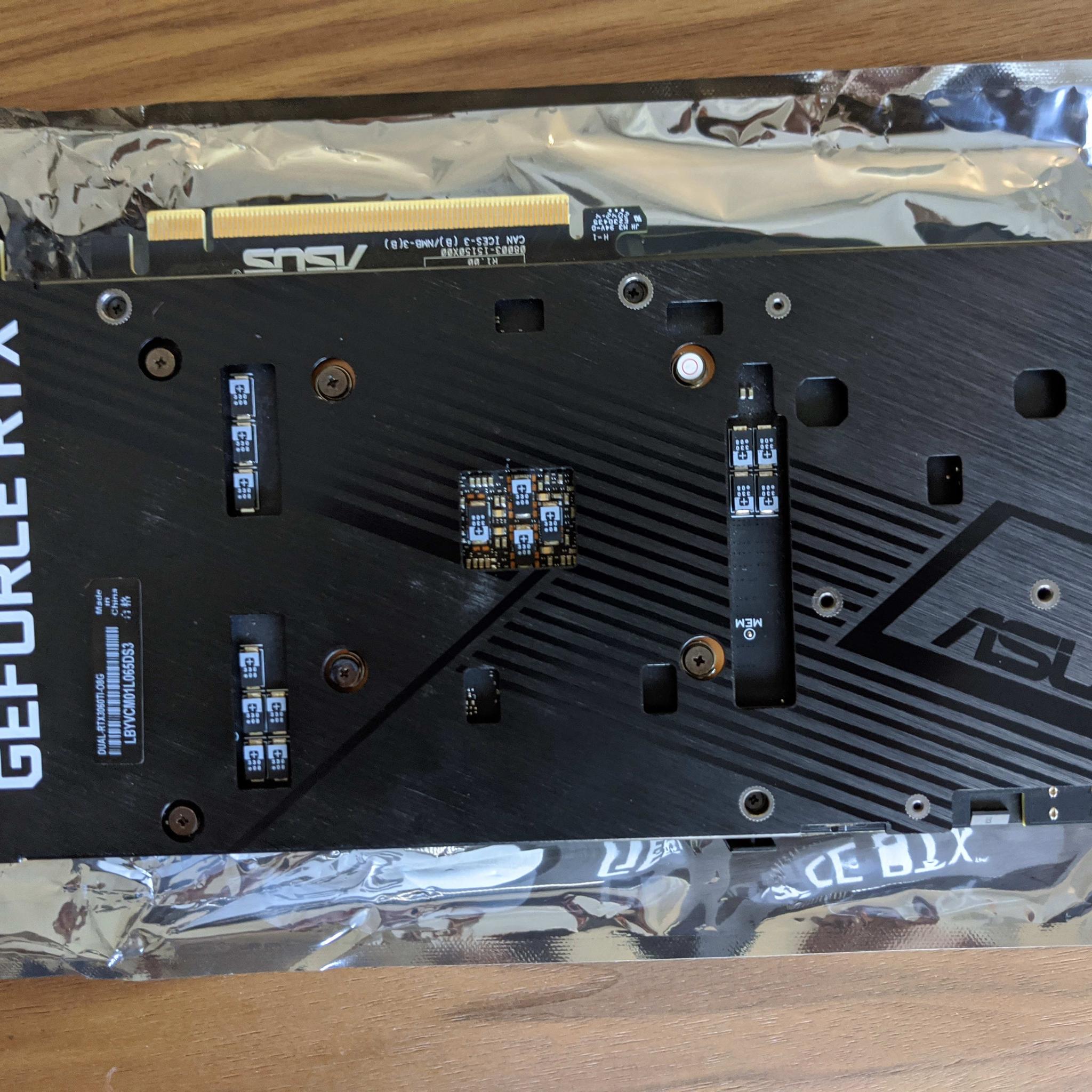 ASUS RTX 3060ti - DUAL-RTX3060TI-08G