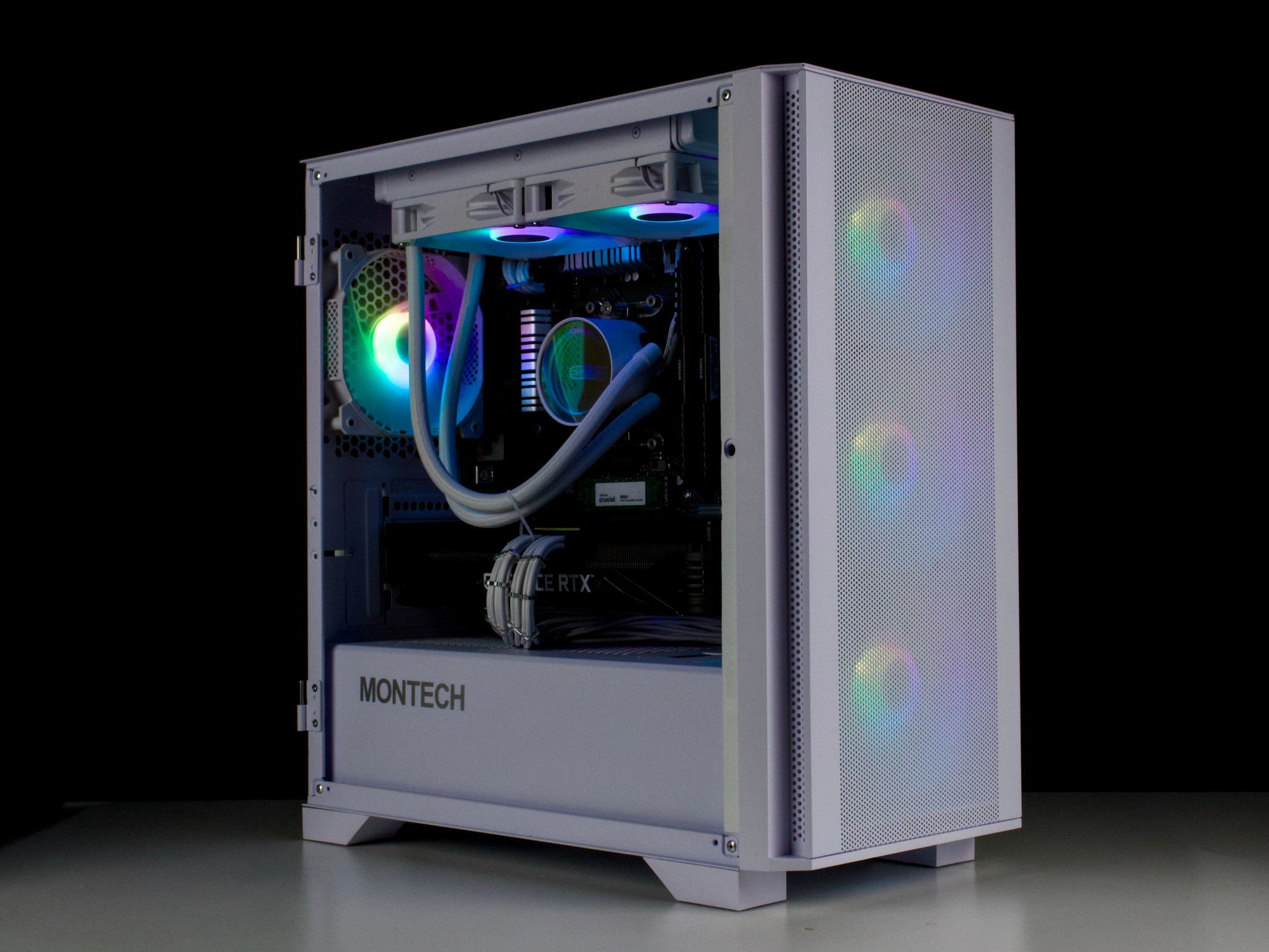 🧊❄️🧊 White Gaming PC – RTX 3070, Ryzen 7 3700X, 16GB RAM, 1TB SSD - WiFi, BlueTooth 🧊❄️🧊
