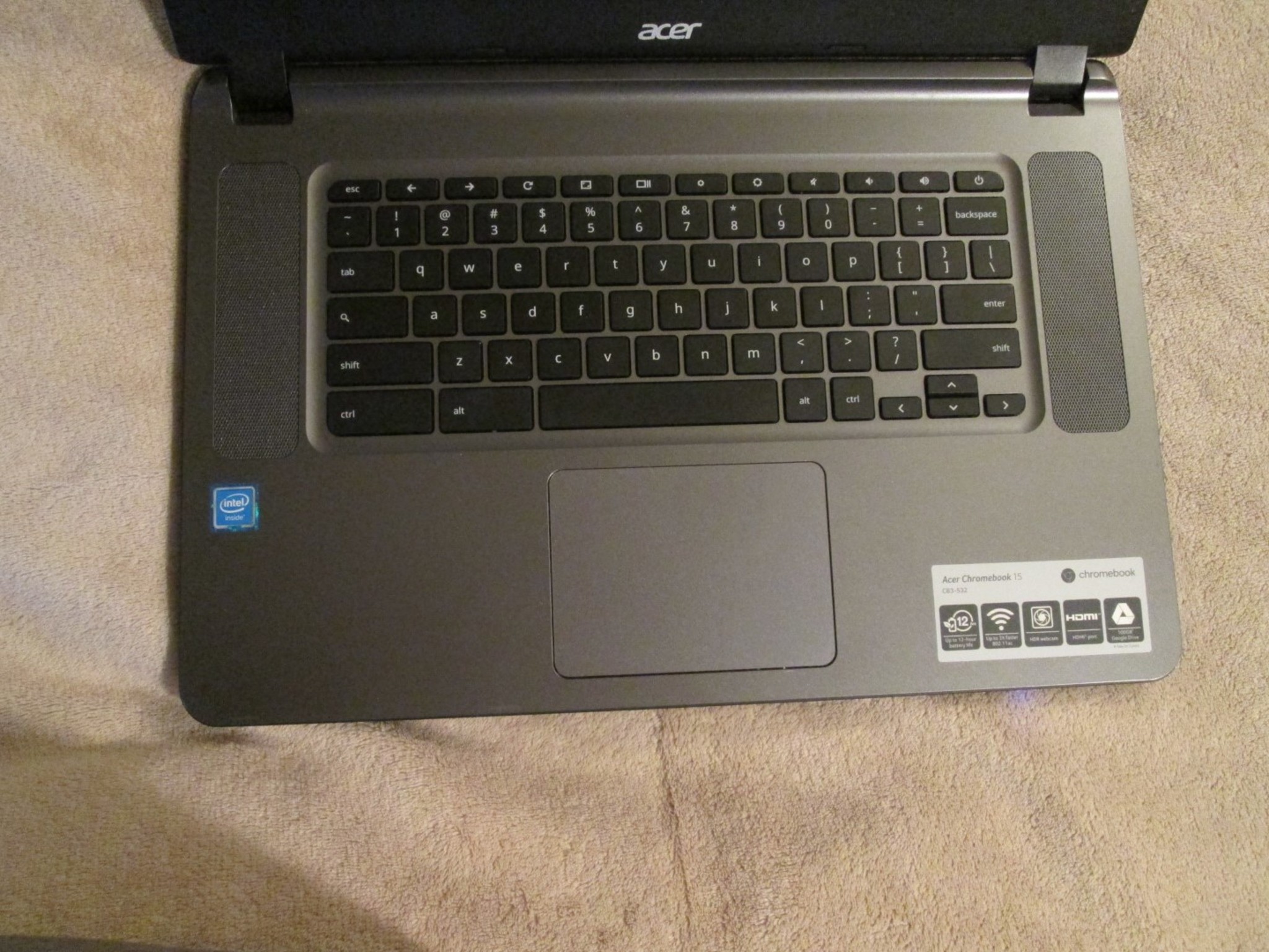 Acer Chromebook cb3-532 n15q9
