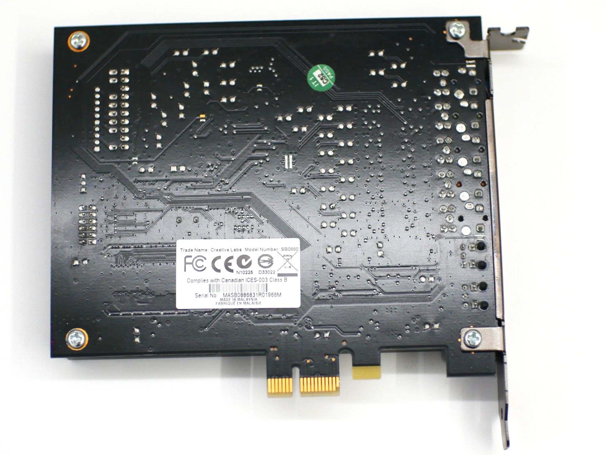 Creative Sound Blaster X-Fi Titanium Fatality Audio Card PCIe SB0880