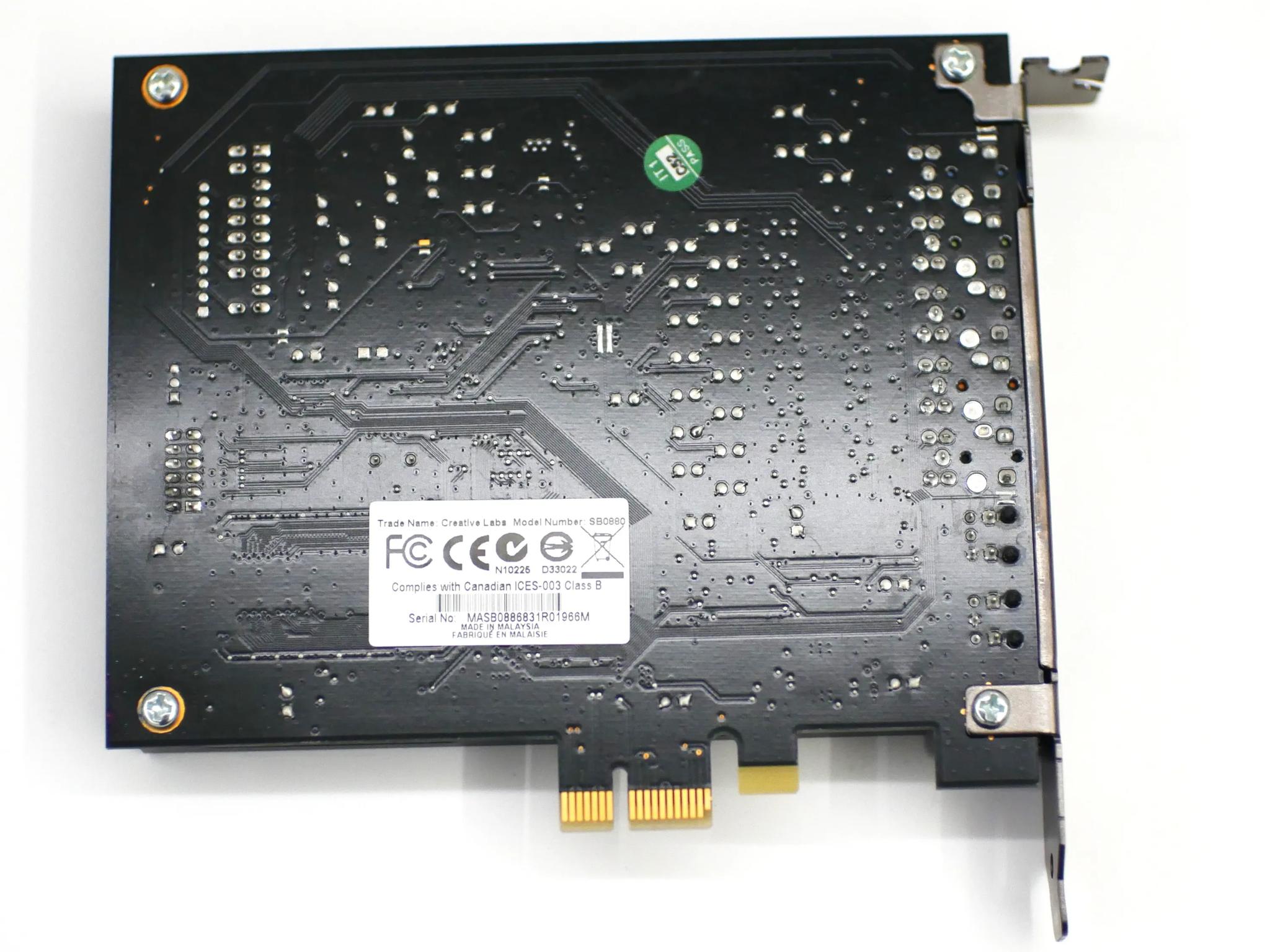 Creative Sound Blaster X-Fi Titanium Fatality Audio Card PCIe SB0880