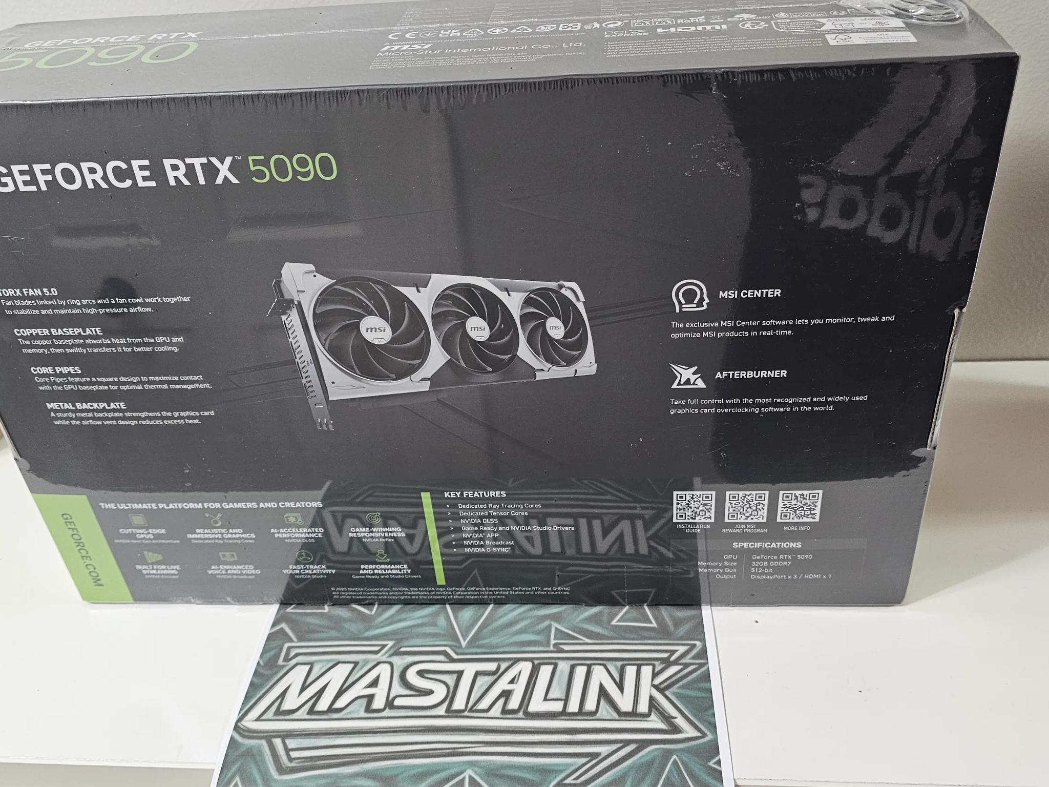 NEW  GeForce RTX 5090 32G VENTUS 3X OC