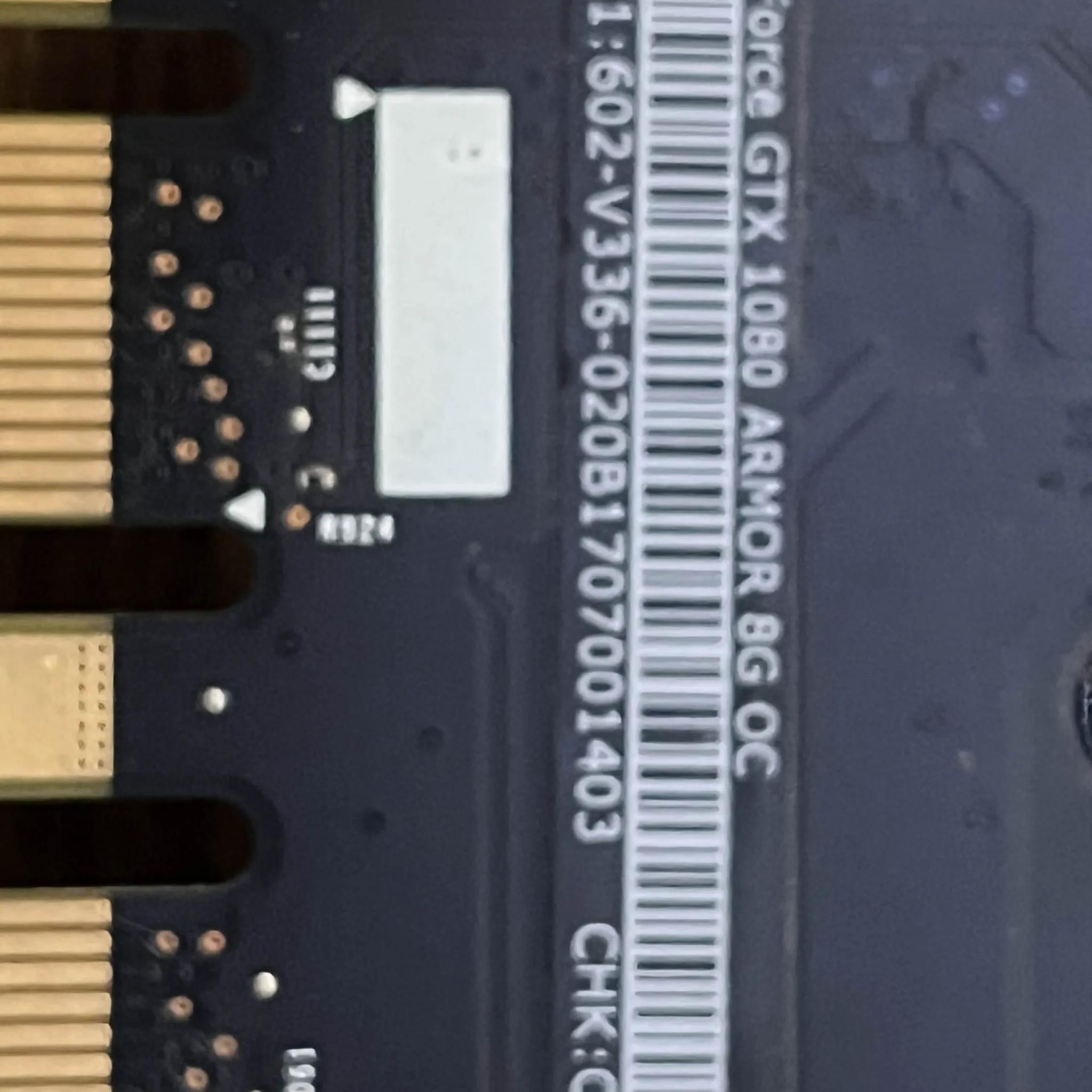 MSI GeForce GTX 1080 ARMOR 8G OC