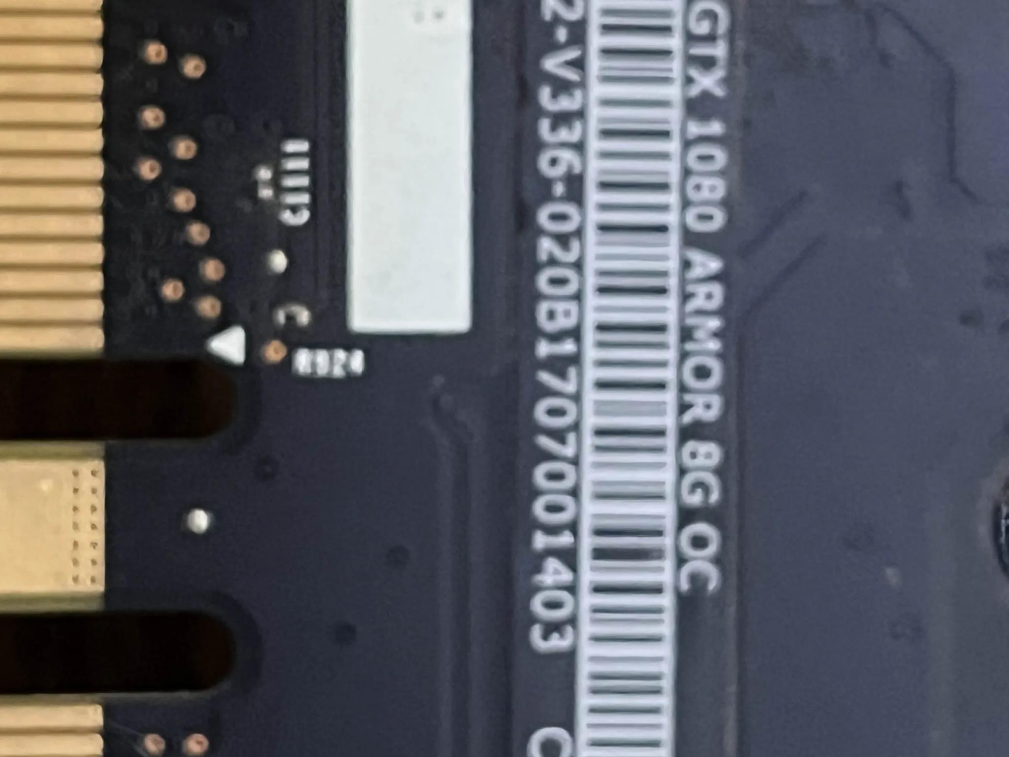MSI GeForce GTX 1080 ARMOR 8G OC