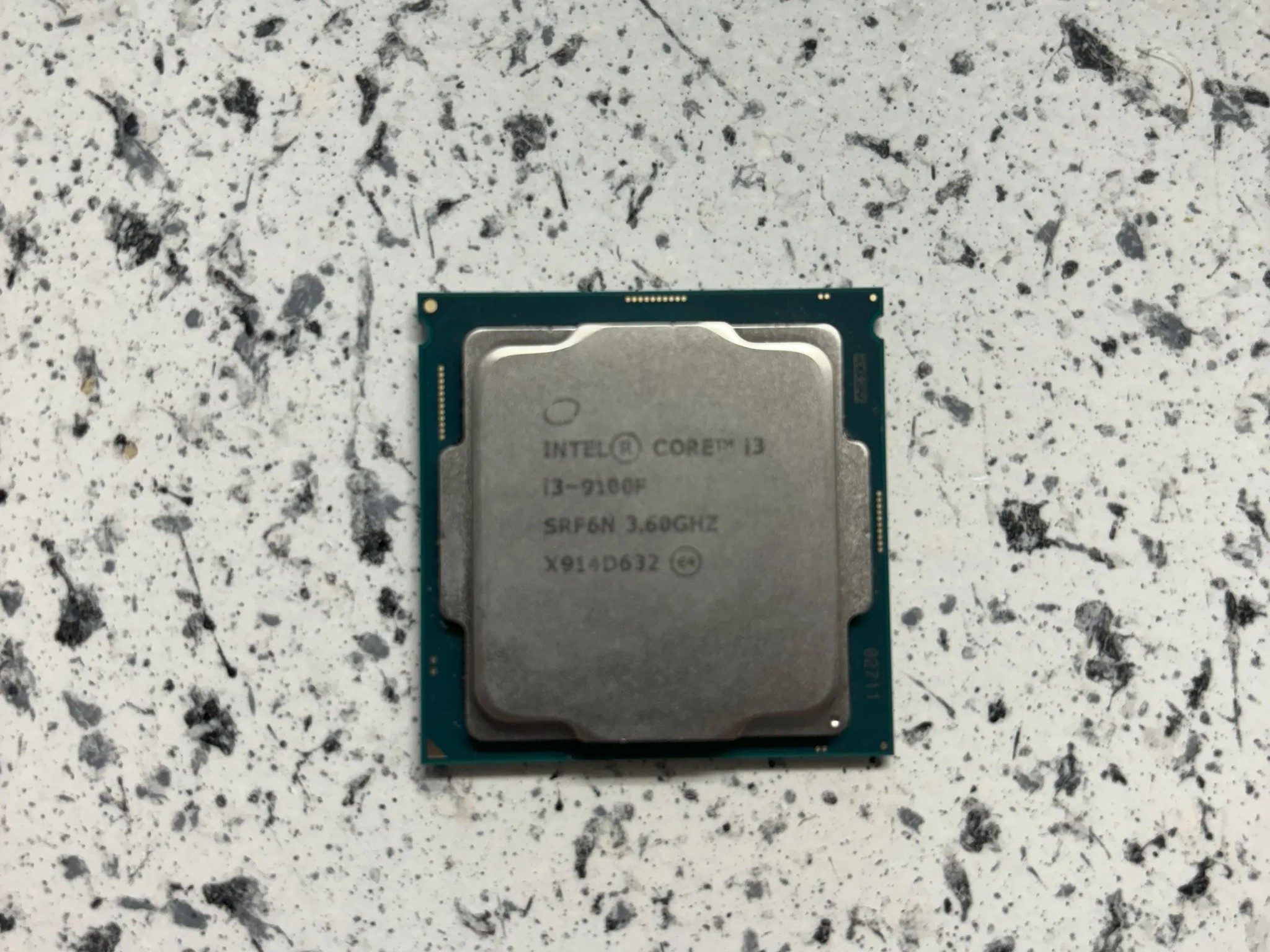 Intel Core i3-9100F 3.60GHz Quad-Core CPU with Intel Stock CPU cooler