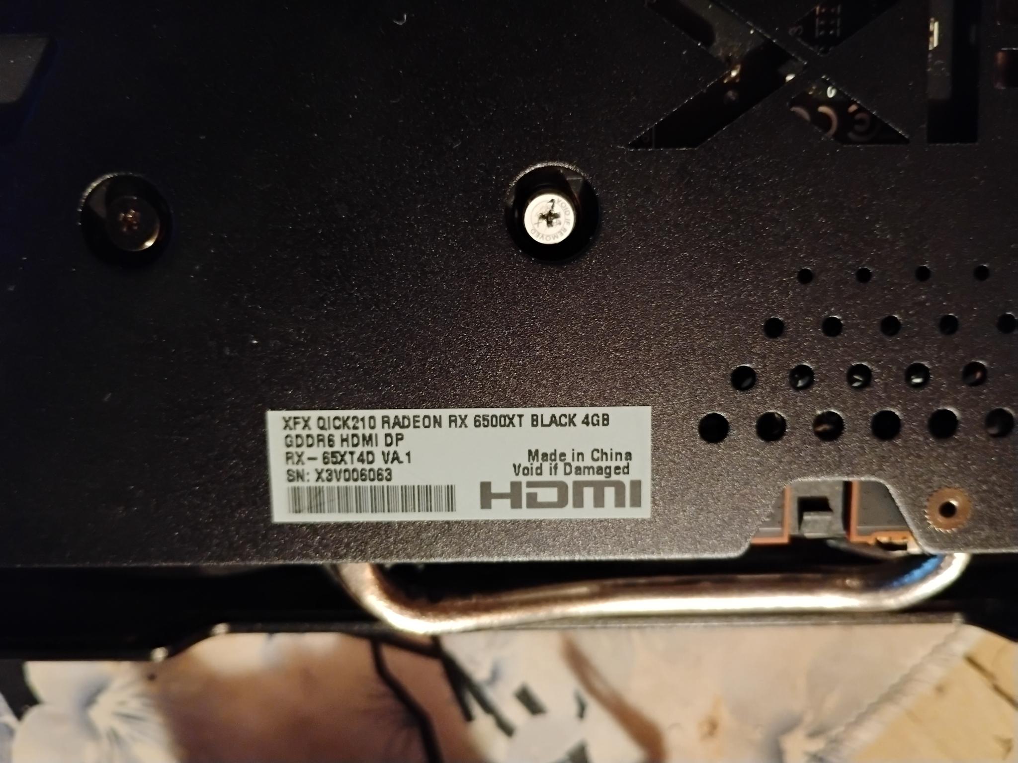 XFX Speedster QICK 210 Radeon RX 6500 XT