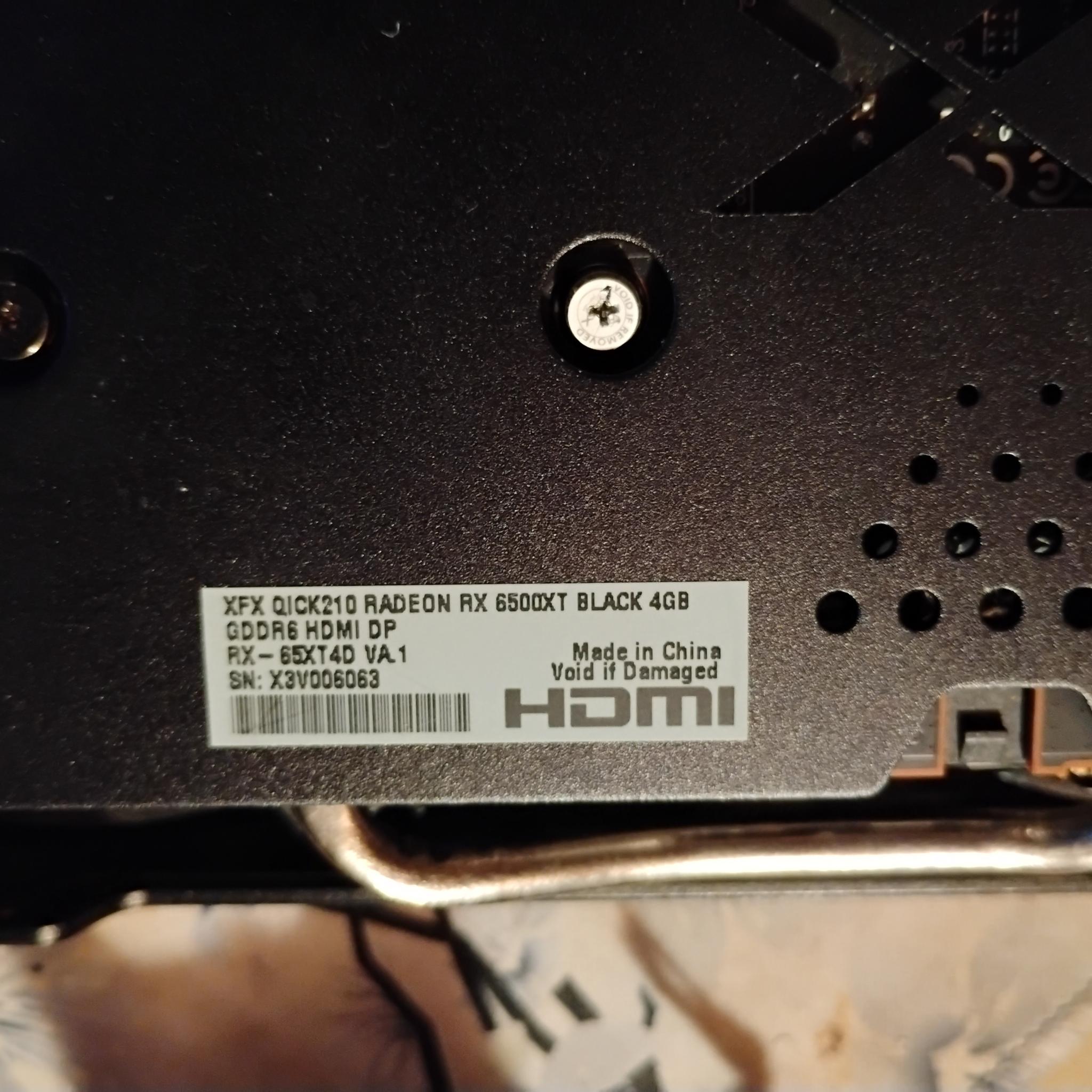 XFX Speedster QICK 210 Radeon RX 6500 XT