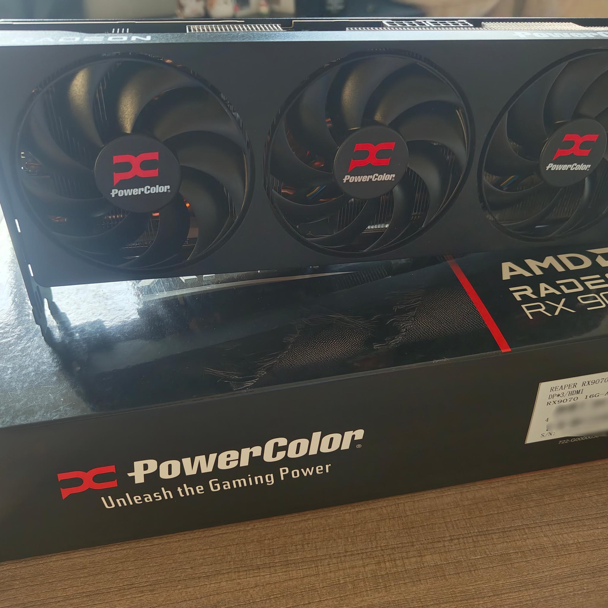 PowerColor Reaper RX 9070 16GB  - Original Box