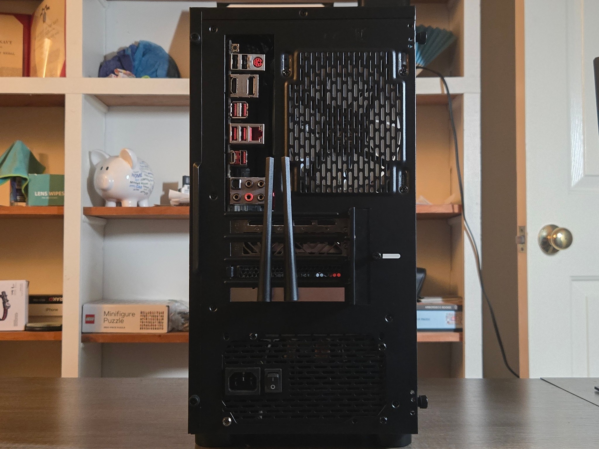 Red + Black Gaming PC | RX Vega 56 8GB | R5 2600 | 16GB | 500GB | ARGB | Wi-Fi + BT | 750W 80+ Gold
