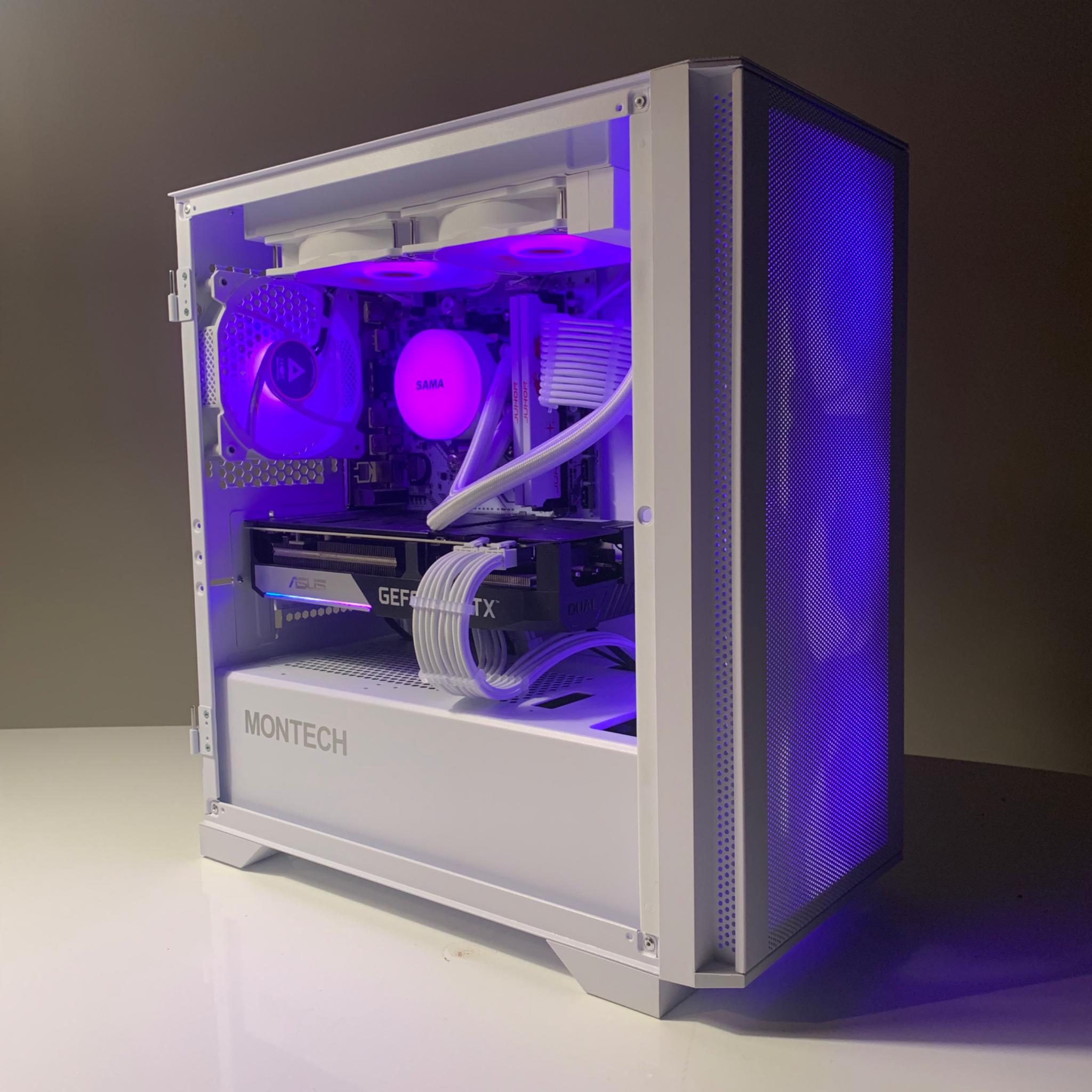 WH1TE 0UT - RTX 3070 - Ryzen 7 3700X - 32 GB RAM - 1 TB SSD - Gaming/Productivity PC