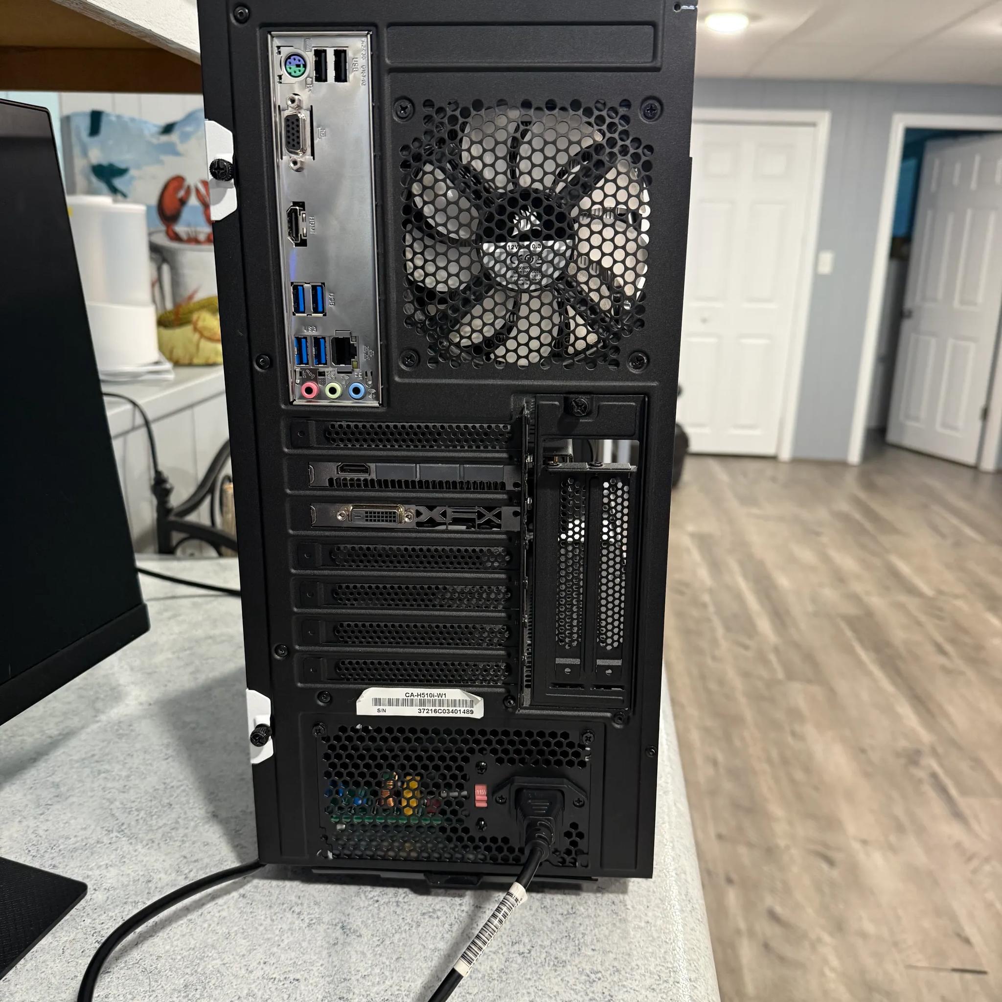 Gaming PC – RX 580, Ryzen 5, 16GB RAM, SSD, Win 11 Pro – Read Description