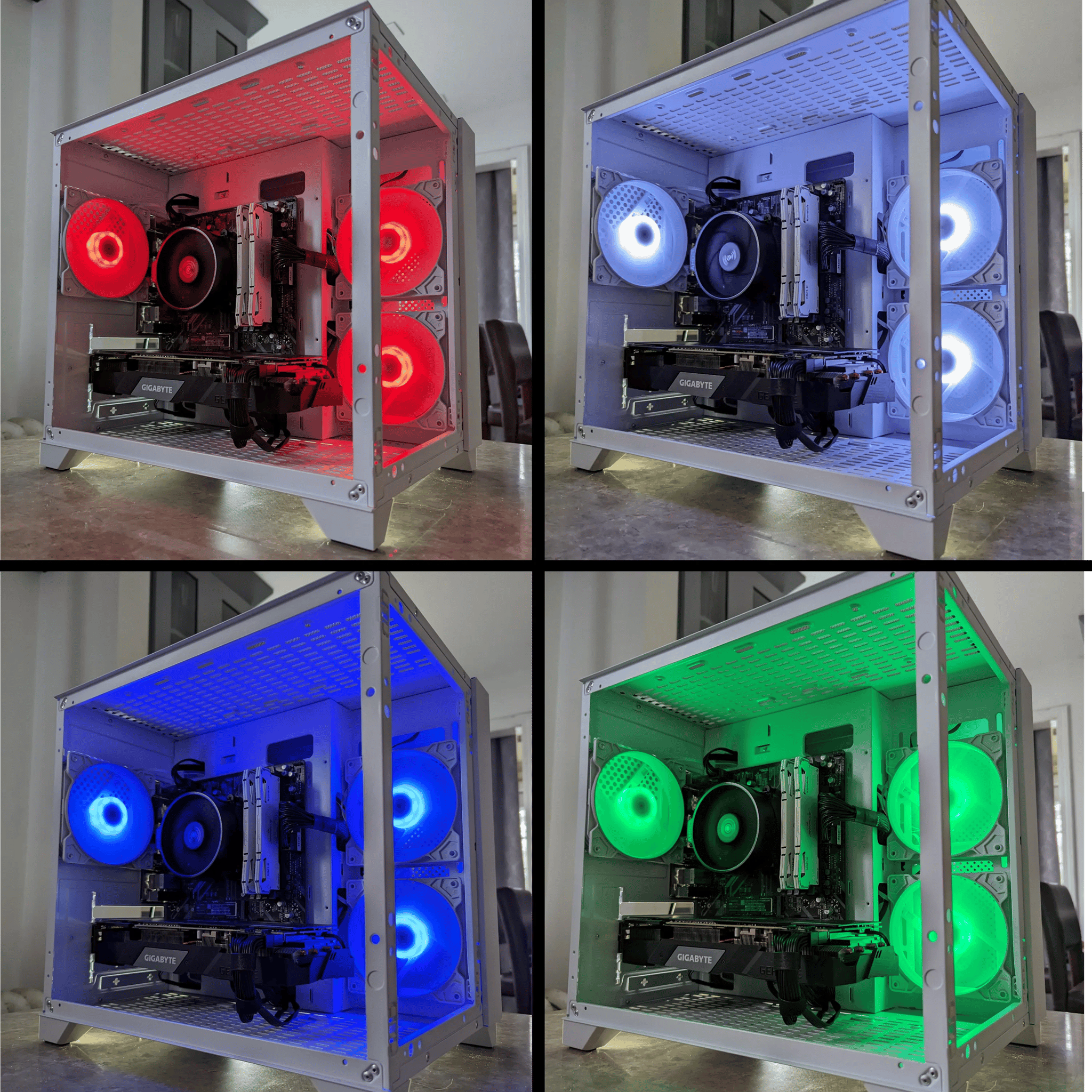 RTX 2070 Super, Ryzen 5 5600x Mid Level RGB Gaming PC (WHITE)