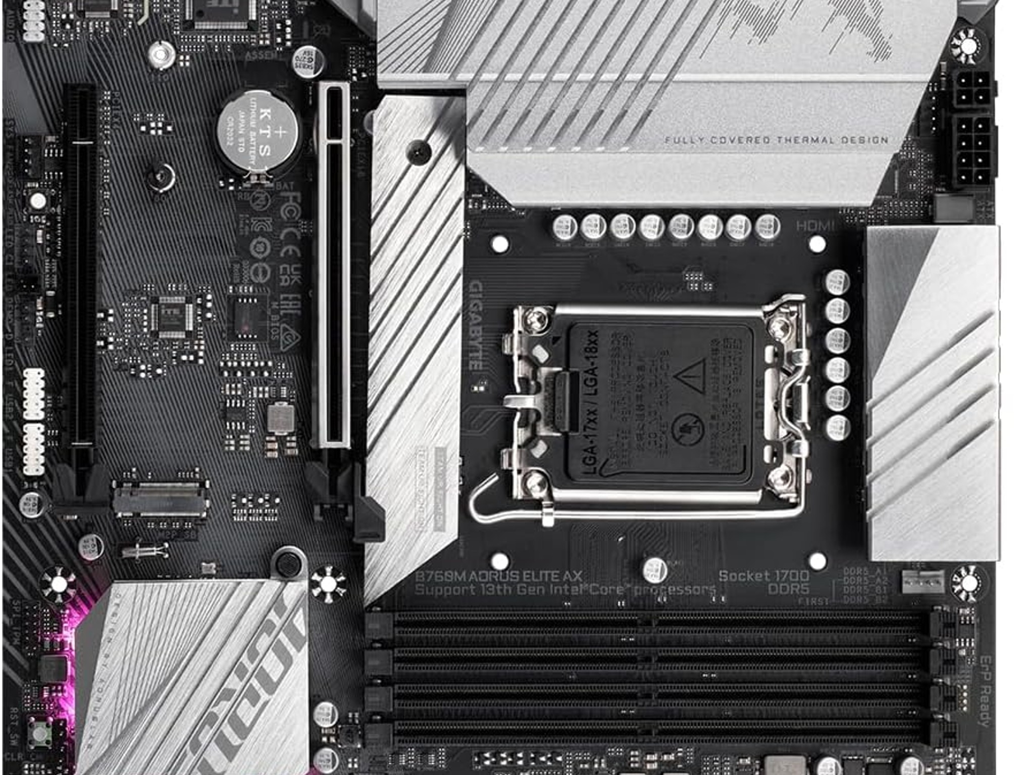 Gigabyte B760M Aorus Elite AX DDR5 Intel Socket LGA 1700 Motherboard BRAND NEW